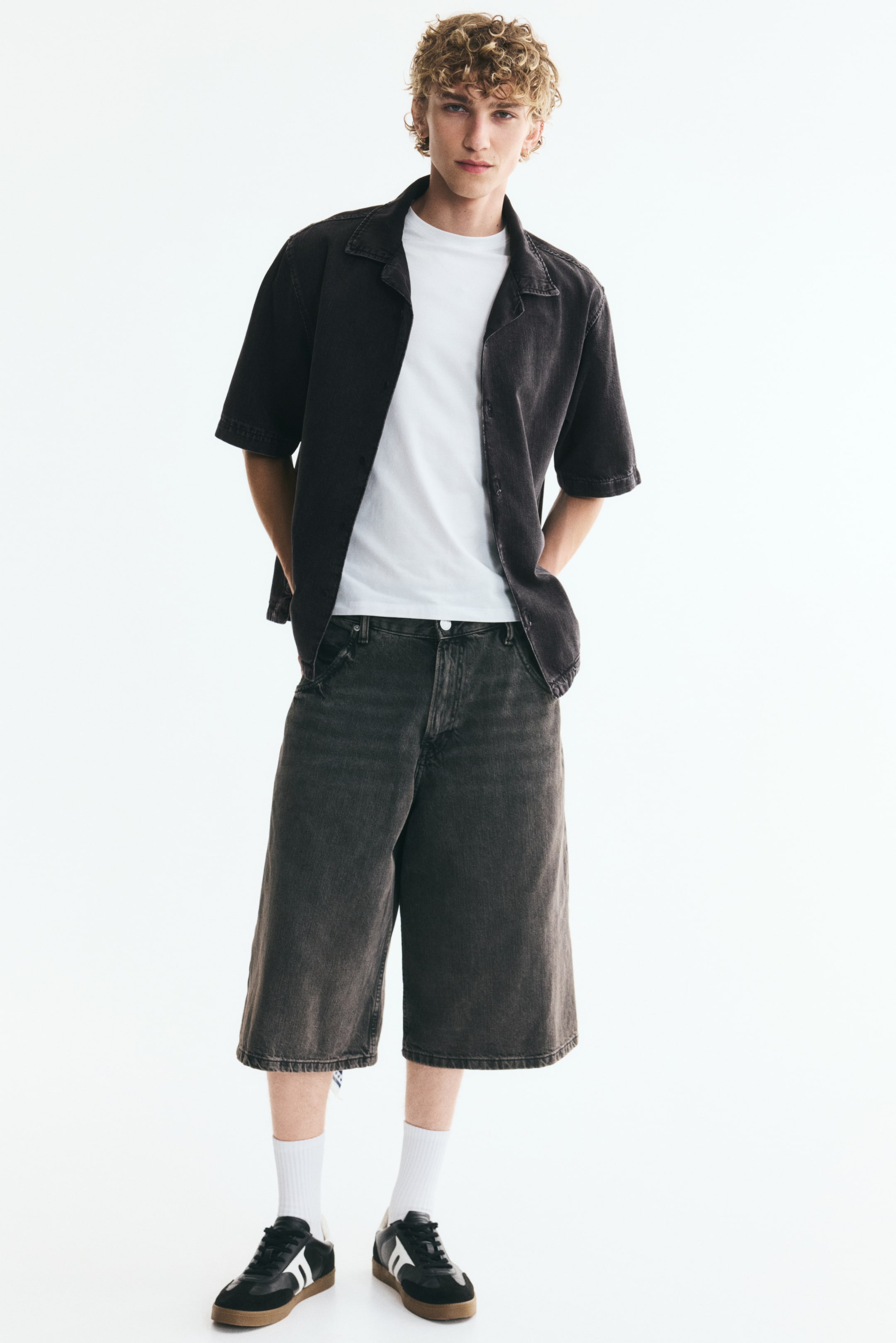 Regular-Fit Denim Resort Shirt