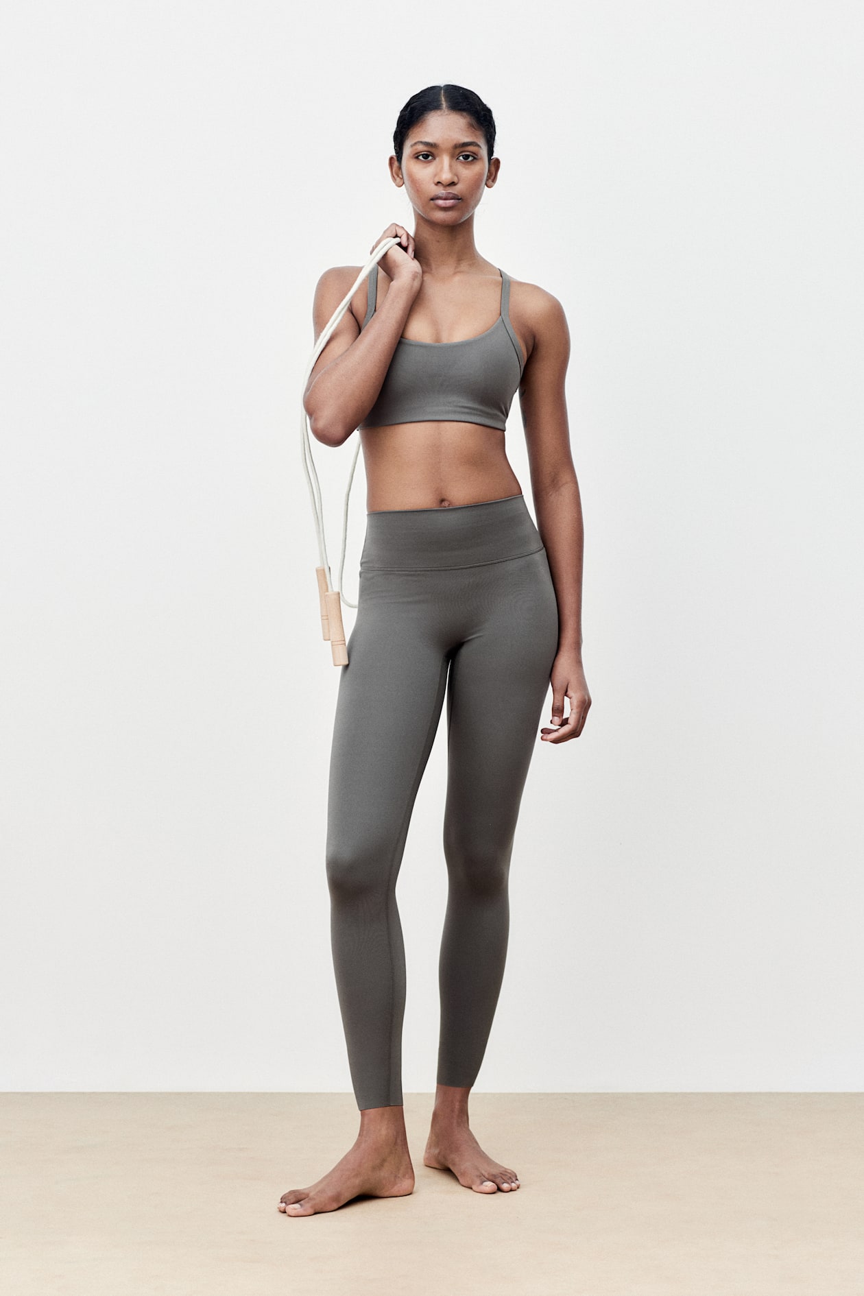Legging de sport SoftMove™ - Gris foncé - FEMME | H&M FR