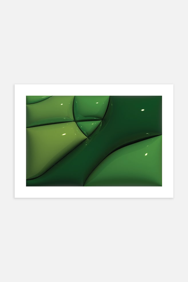 Inflated Forest Poster - Green - 1