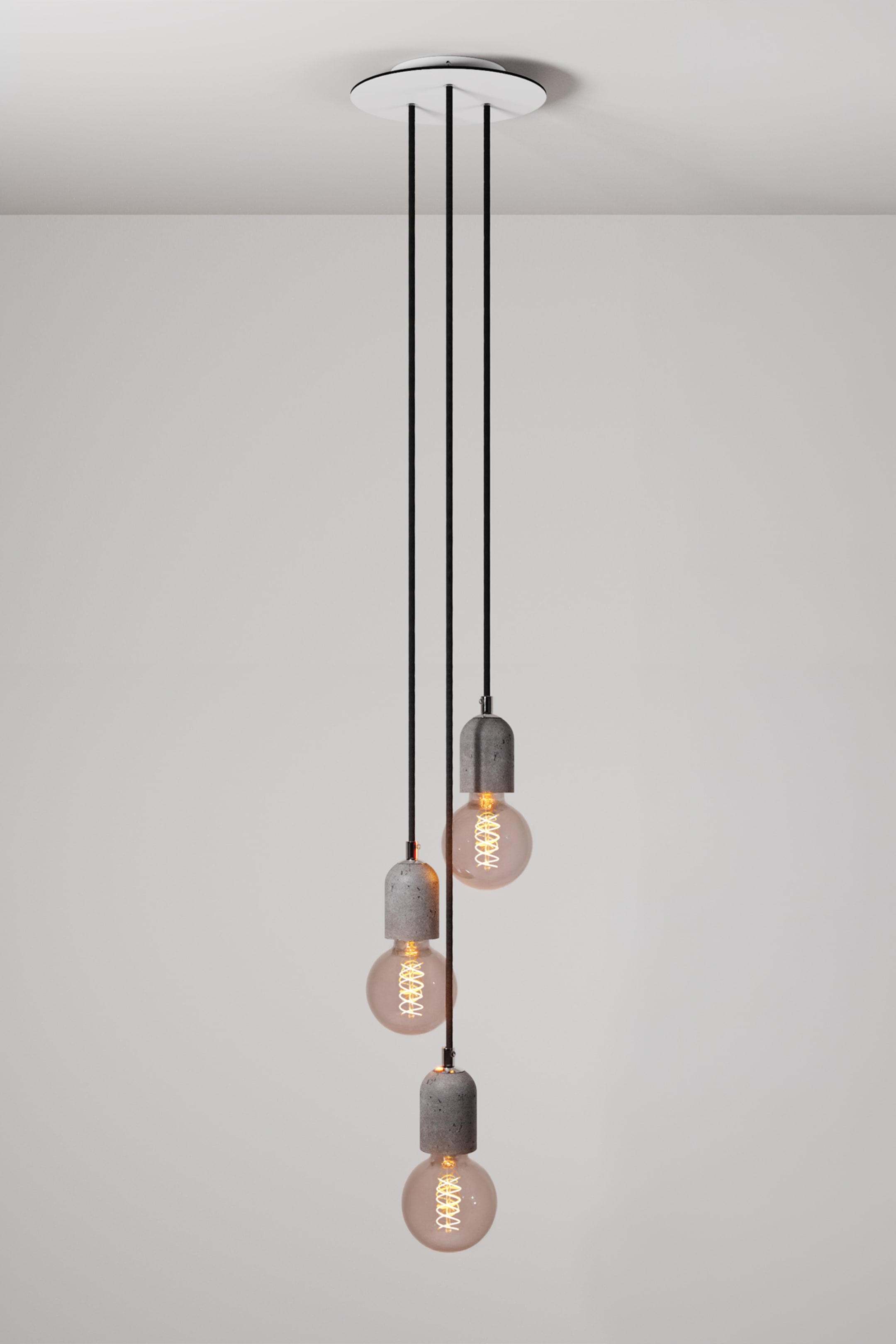 Ver imagem maior: Lustre De Cimento Com 3 Lâmpadas - Cinza Claro - Creative-Cables - HOME | H&M PT 2