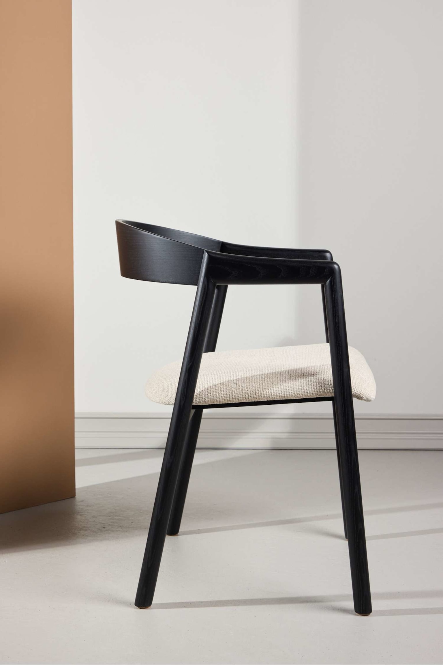 Långön Dining Chair 2-pack - Ask, Svart/Ask, Mörkbrun - 4