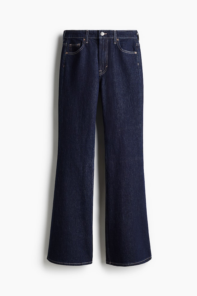 Flared High Jeans - Dunkles Denimblau/Blasses Denimblau/Grau/Dunkles Denimblau/Helles Denimblau - 1