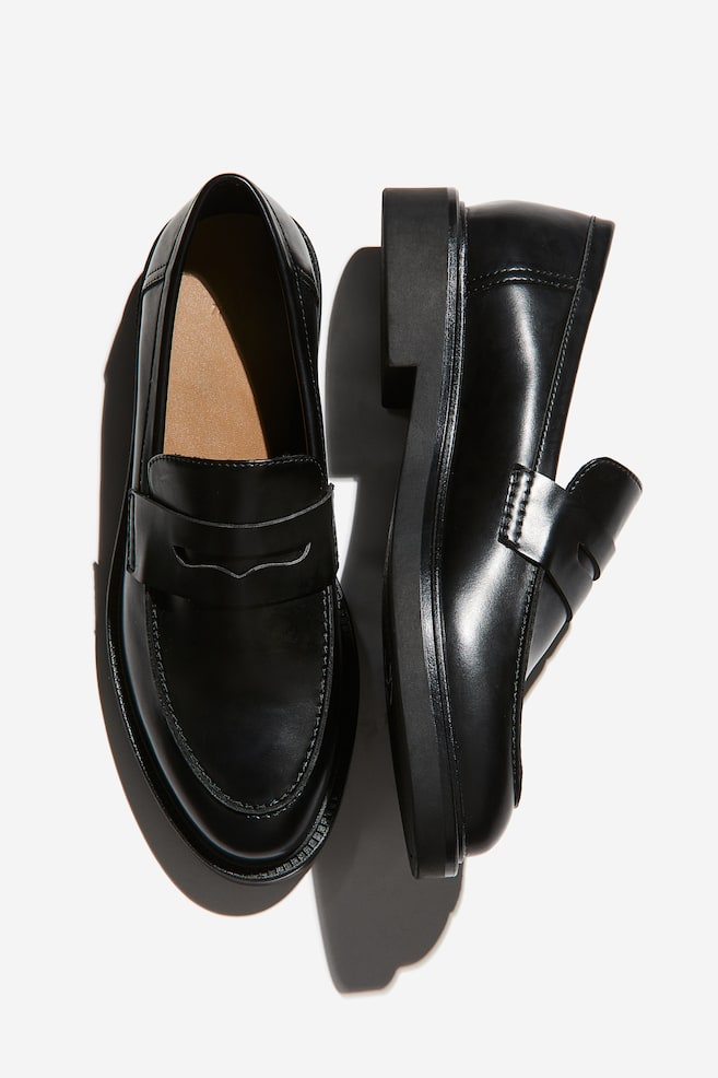 Loafers - Black - 1