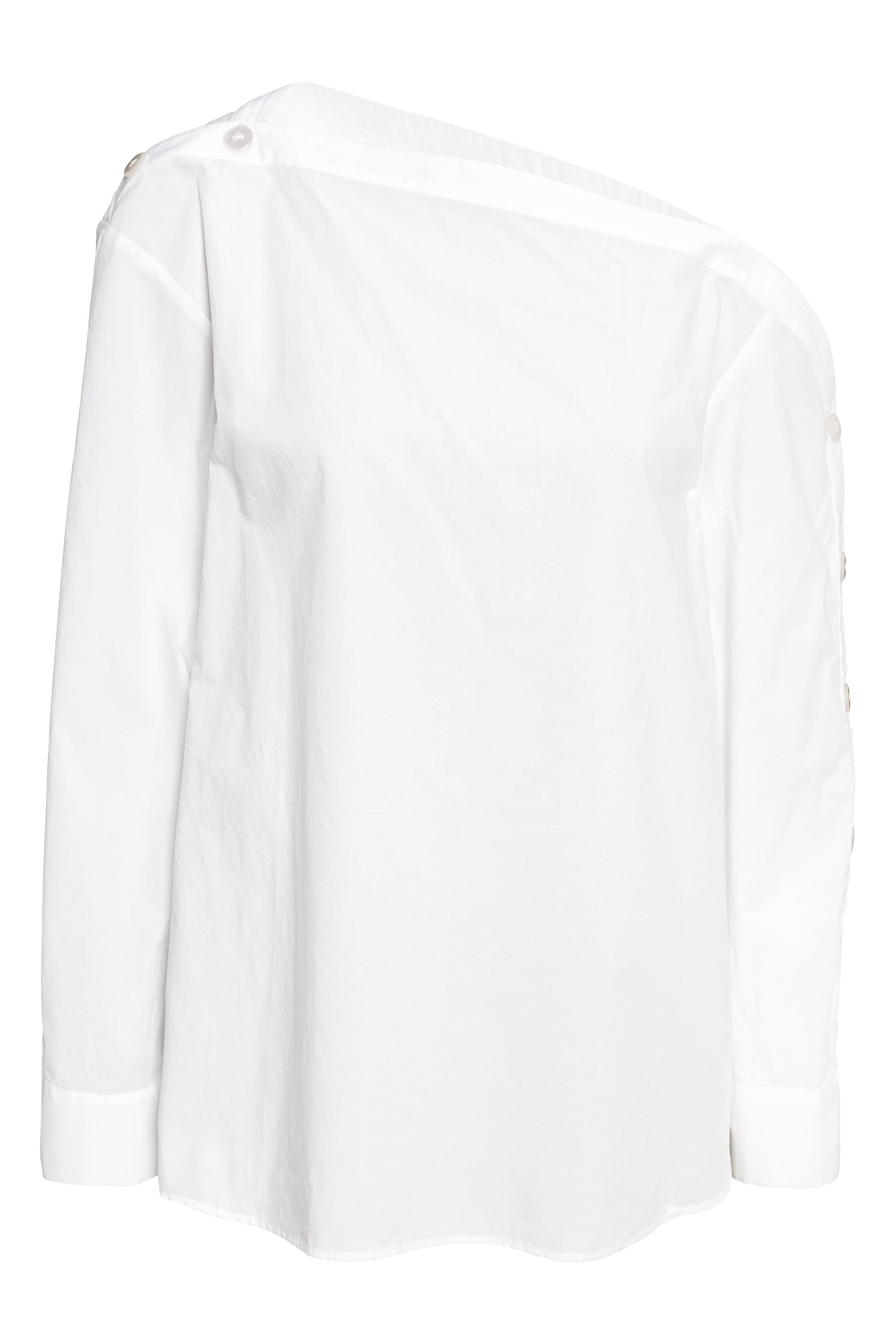 View larger image: Cotton blouse - White - Ladies | H&M GB 1