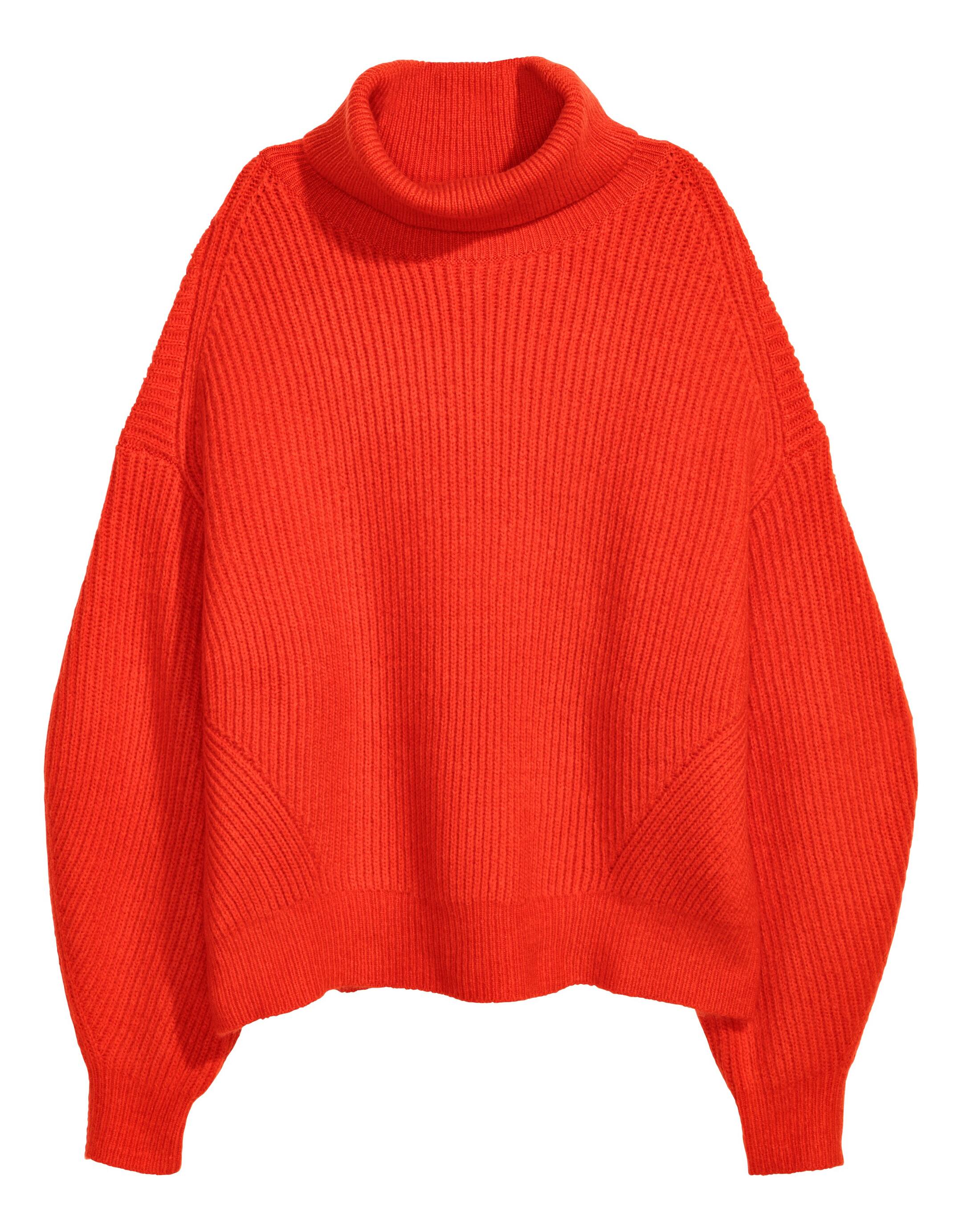 View larger image: Knit Sweater - Bright red - Ladies | H&M CA 1