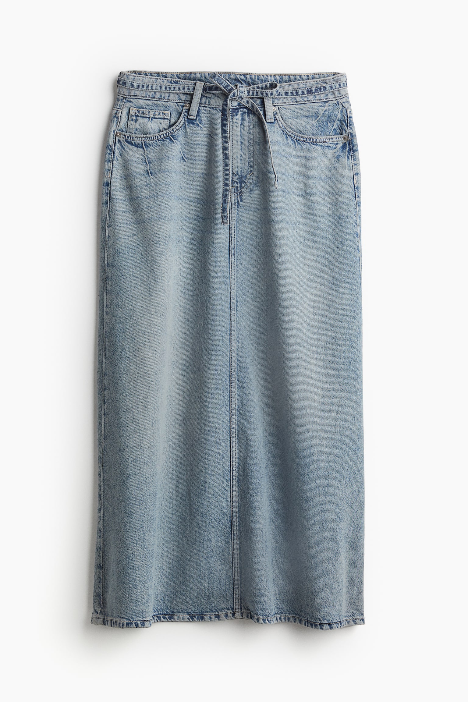 Feather Soft Denim skirt - Light denim blue/Denim blue/Light denim blue/Pale denim blue/Black - 2