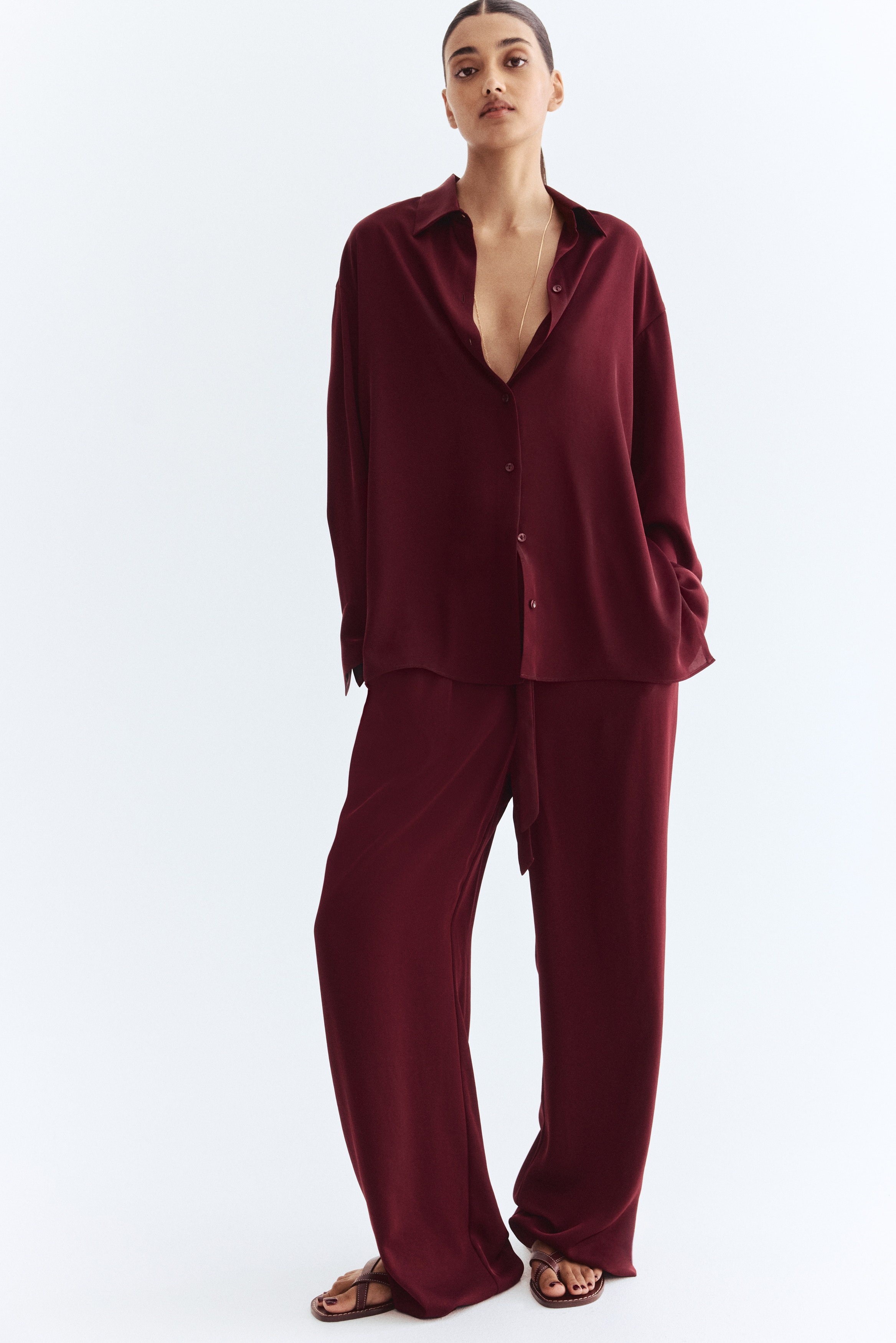 Wide trousers