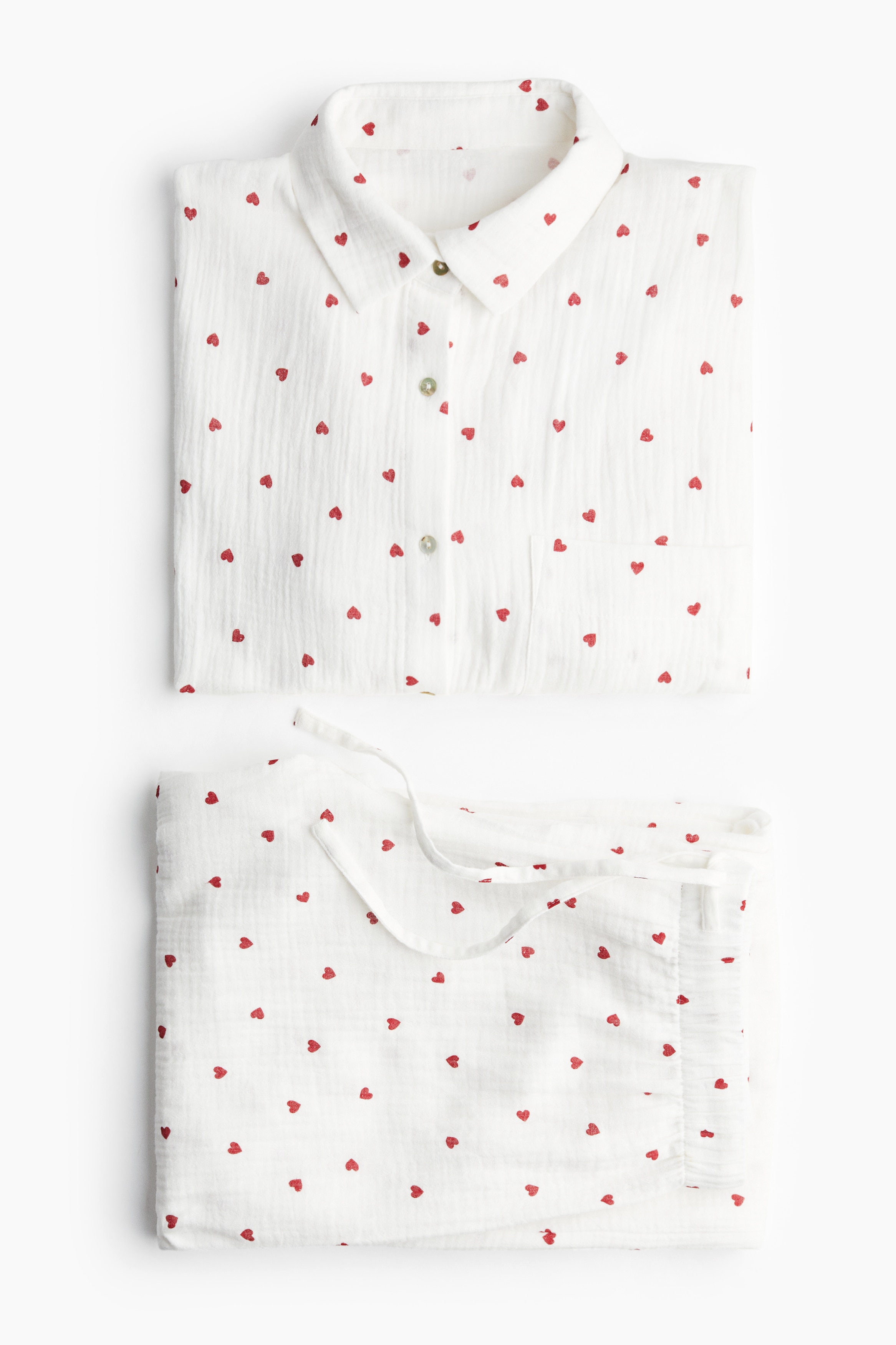 Cotton muslin pyjamas