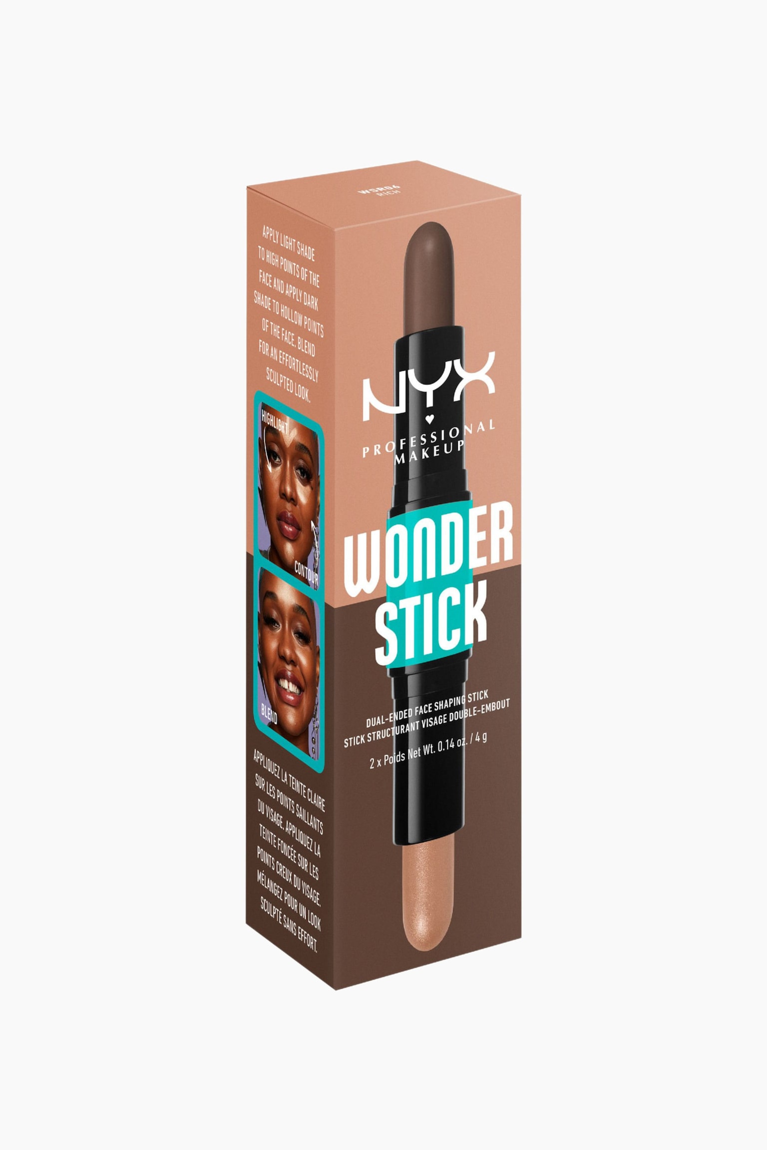 Dual-ended Face Shaping Stick - Rich/Fair/Universal Light/Medium/Medium Tan/Deep/Light Medium/Deep Rich - 2