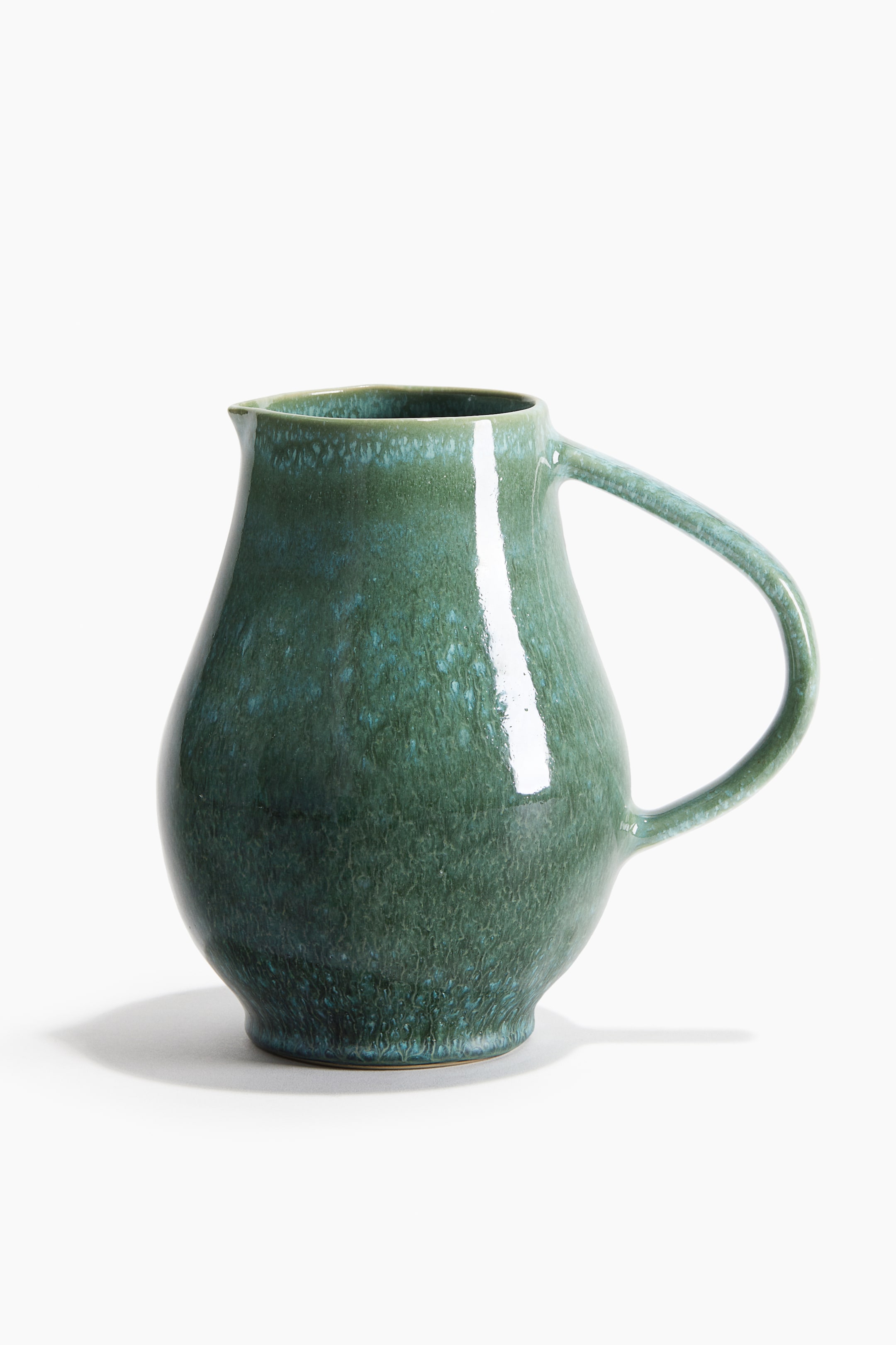 Stoneware Pitcher - Dark green - Home All | H&M US