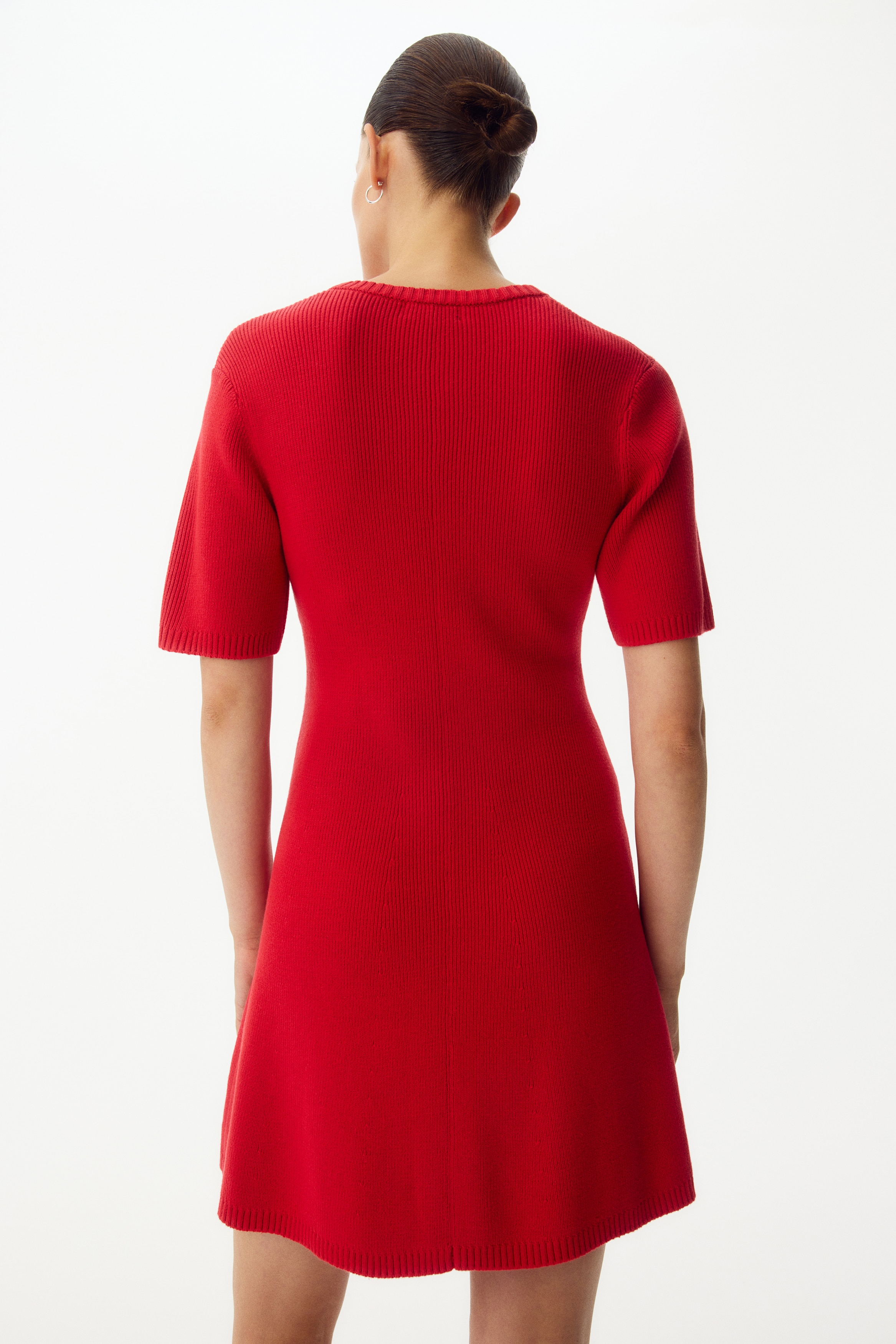 knit flowy dress Backless Maxi Knit Dress – SNIDEL