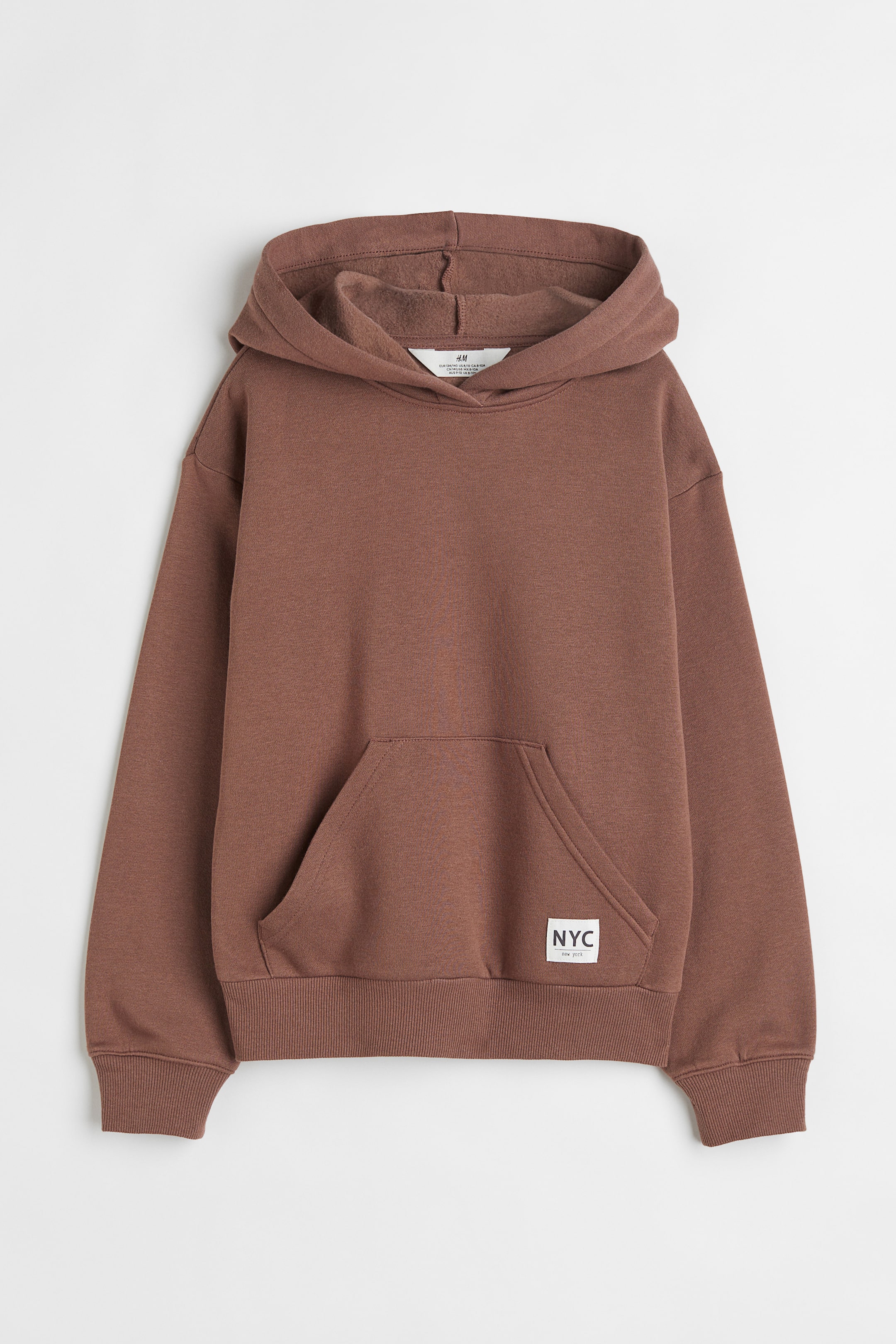 Xem ảnh lớn hơn: Áo hoodie dáng thụng - Màu nâu - Kids | H&M VN 1
