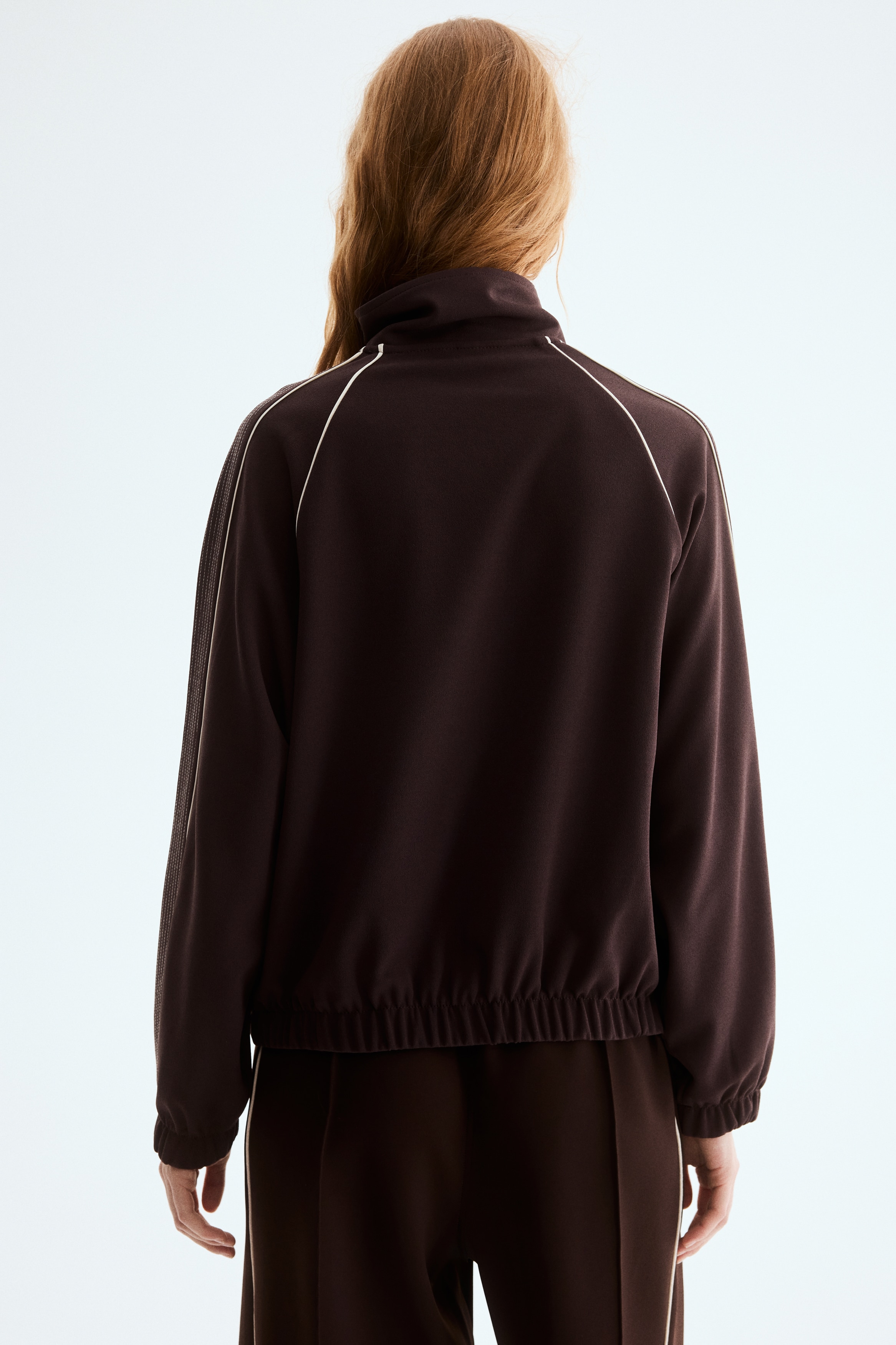 Women's Dark brown Track Jacket | H&M US