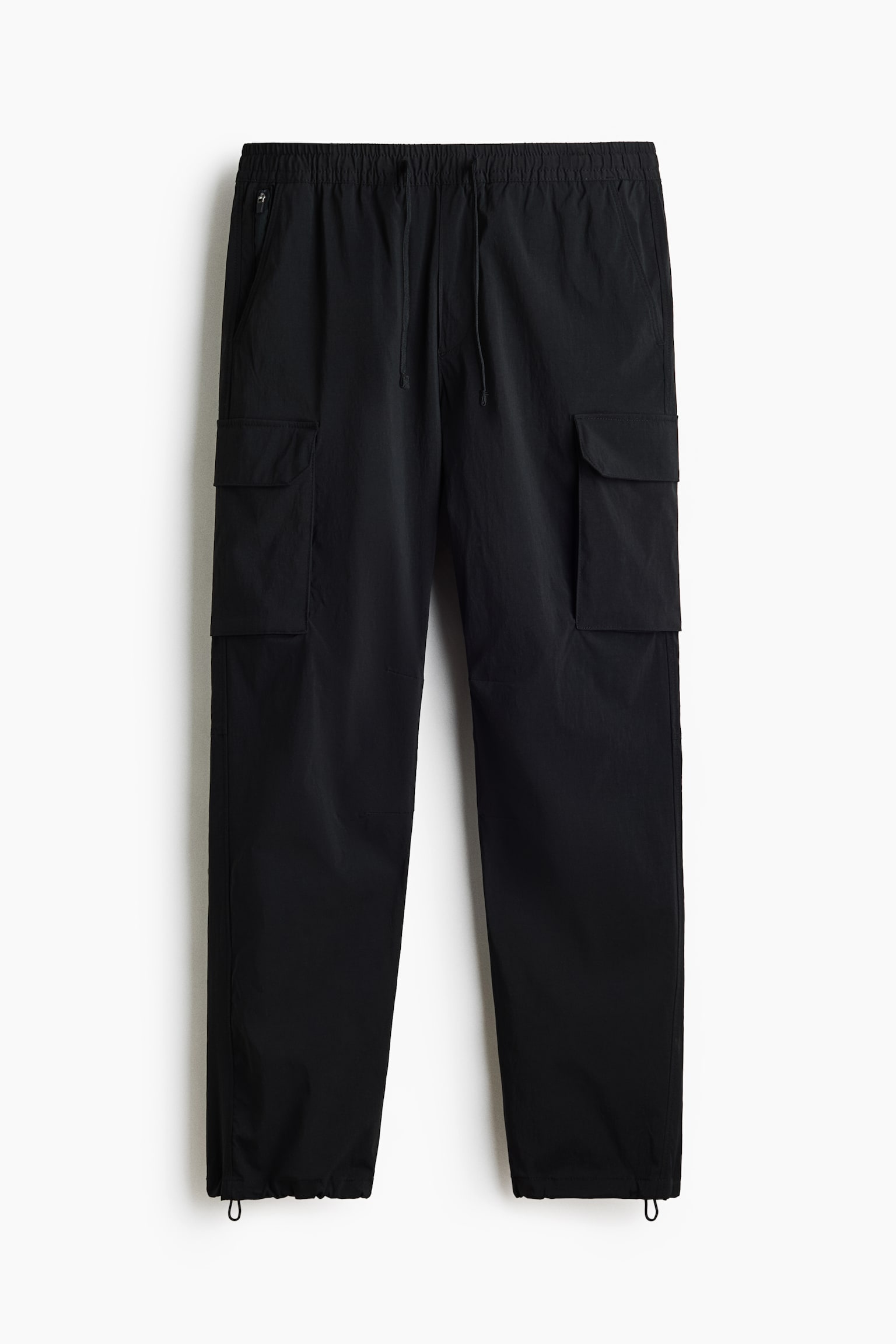 Pantalon cargo Regular Fit - Noir/Gris foncé/Vert kaki foncé