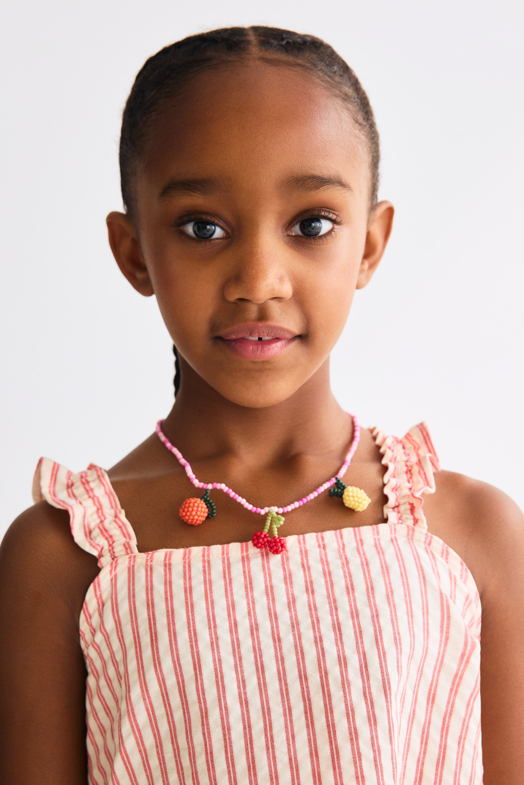 2-Piece Ruffle-Trimmed Cotton Set