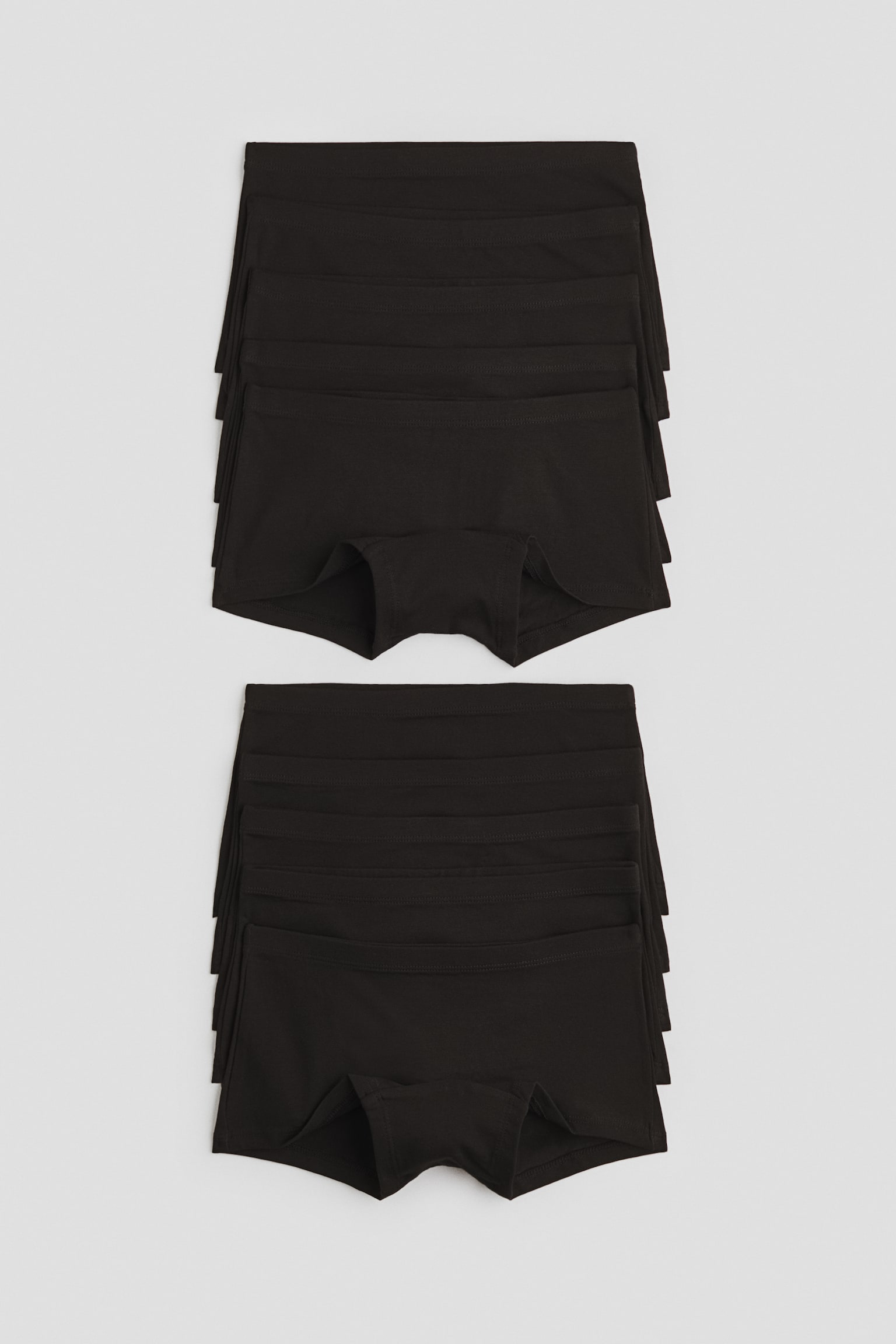 Boxer 10 pezzi - Nero/Verde chiaro/bianco/rosa/Grigio mélange/bianco/nero