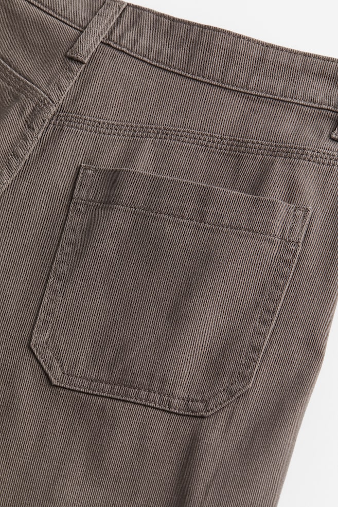 Twill cargo trousers - Dark greige/Black/Light beige/Dusty pink/dc - 4