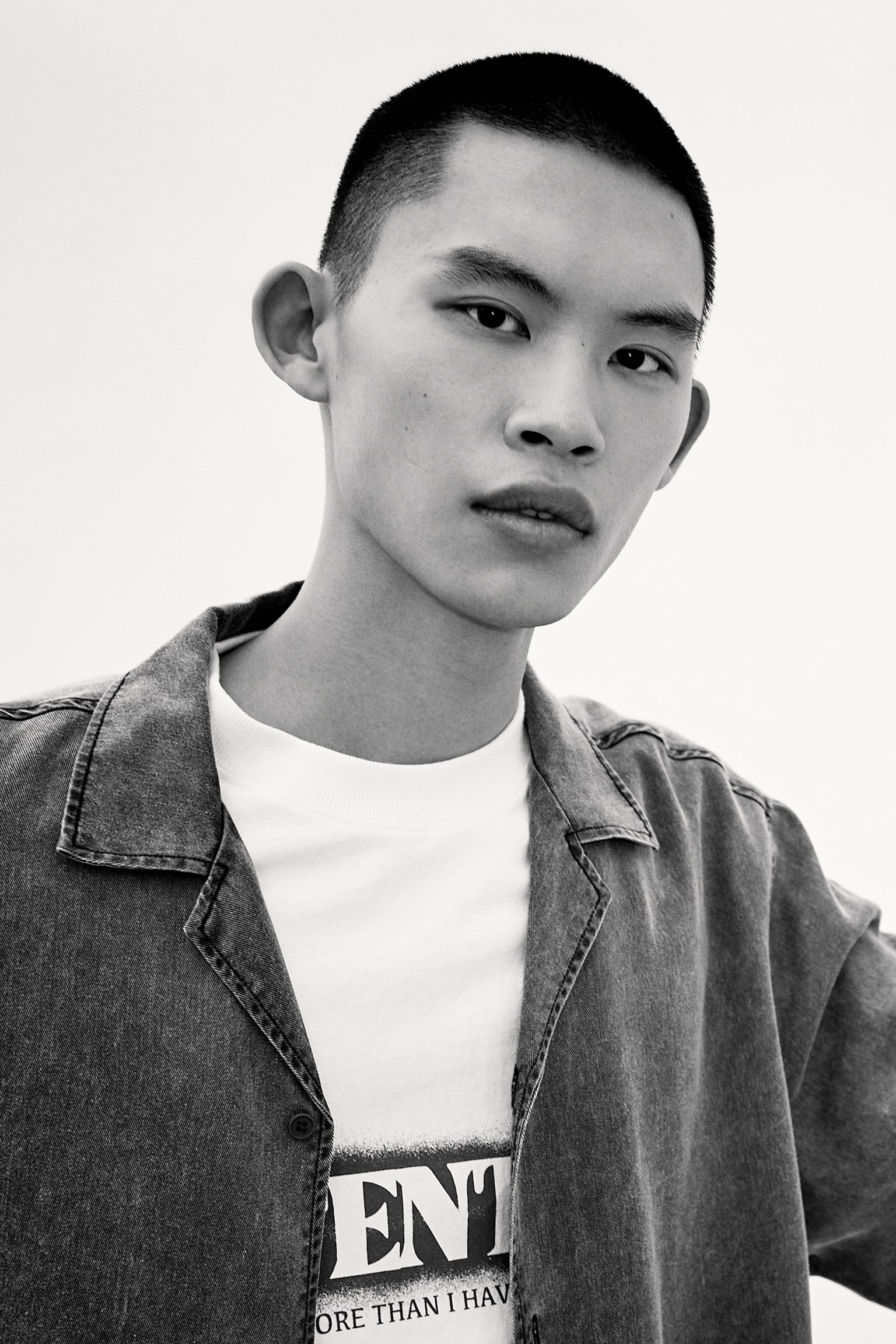 Loose Fit Resort shirt - Denim grey/Dark pink/Light denim blue - 4