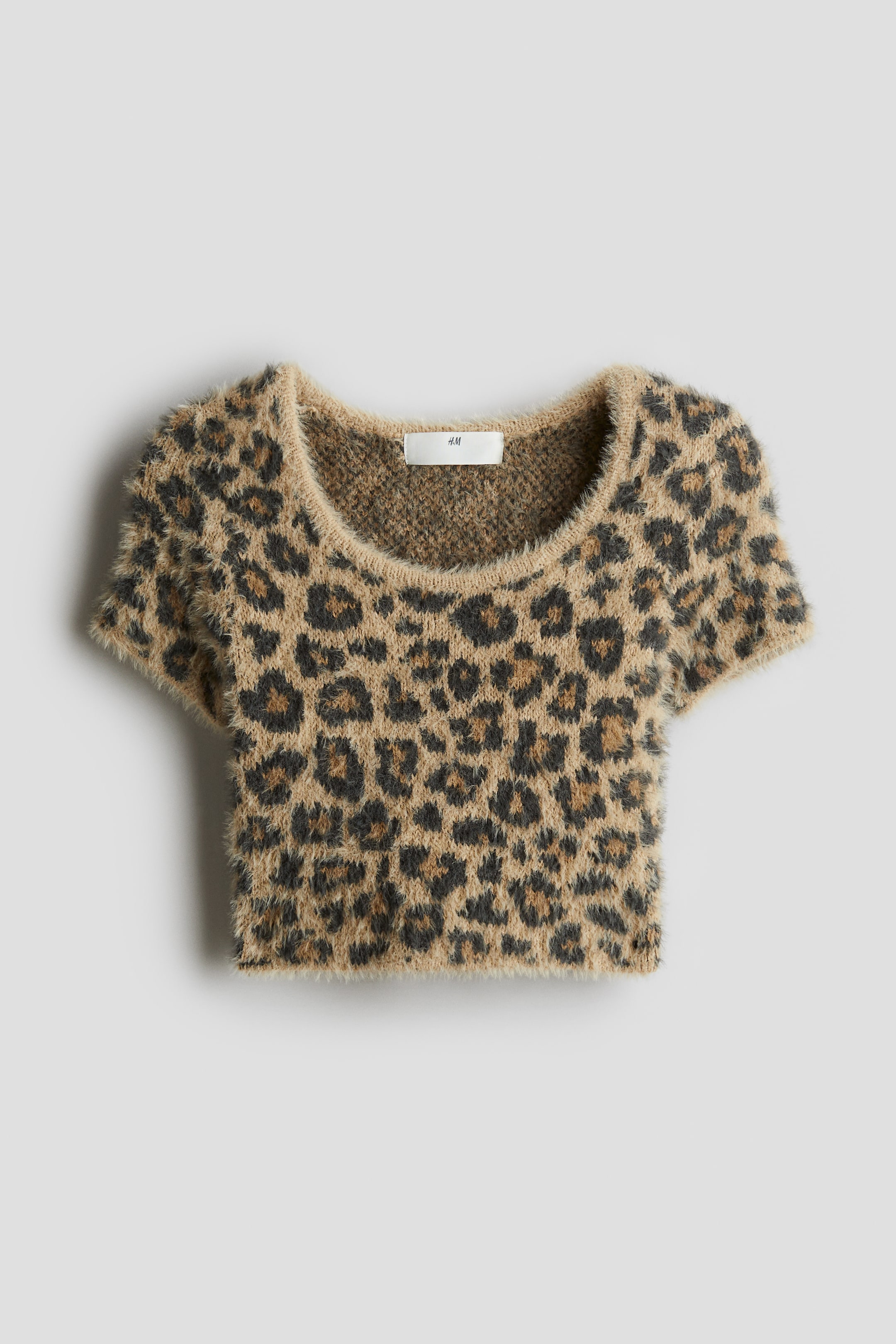 Fluffy-Knit Top