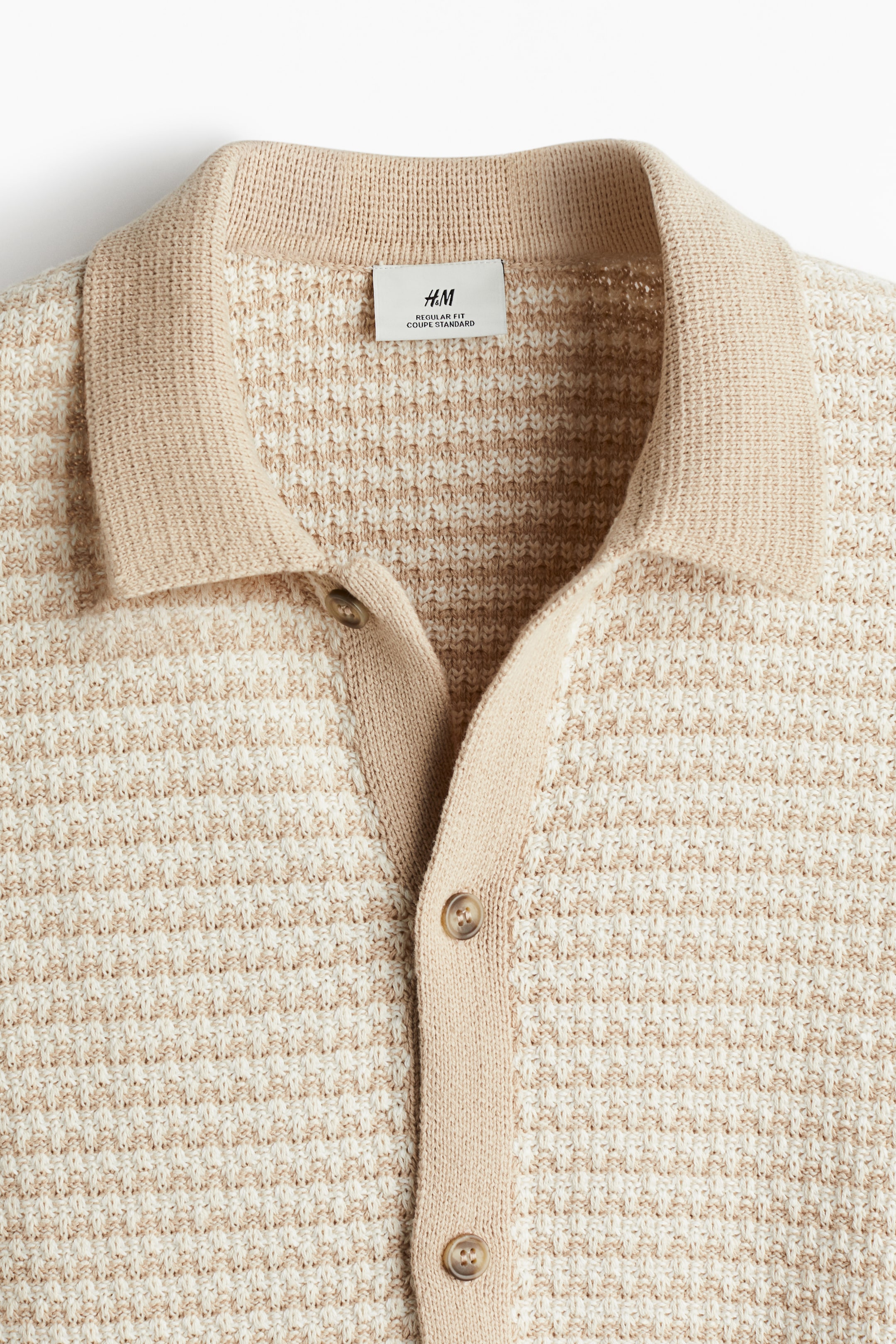 Regular Fit Textured-Knit Shirt