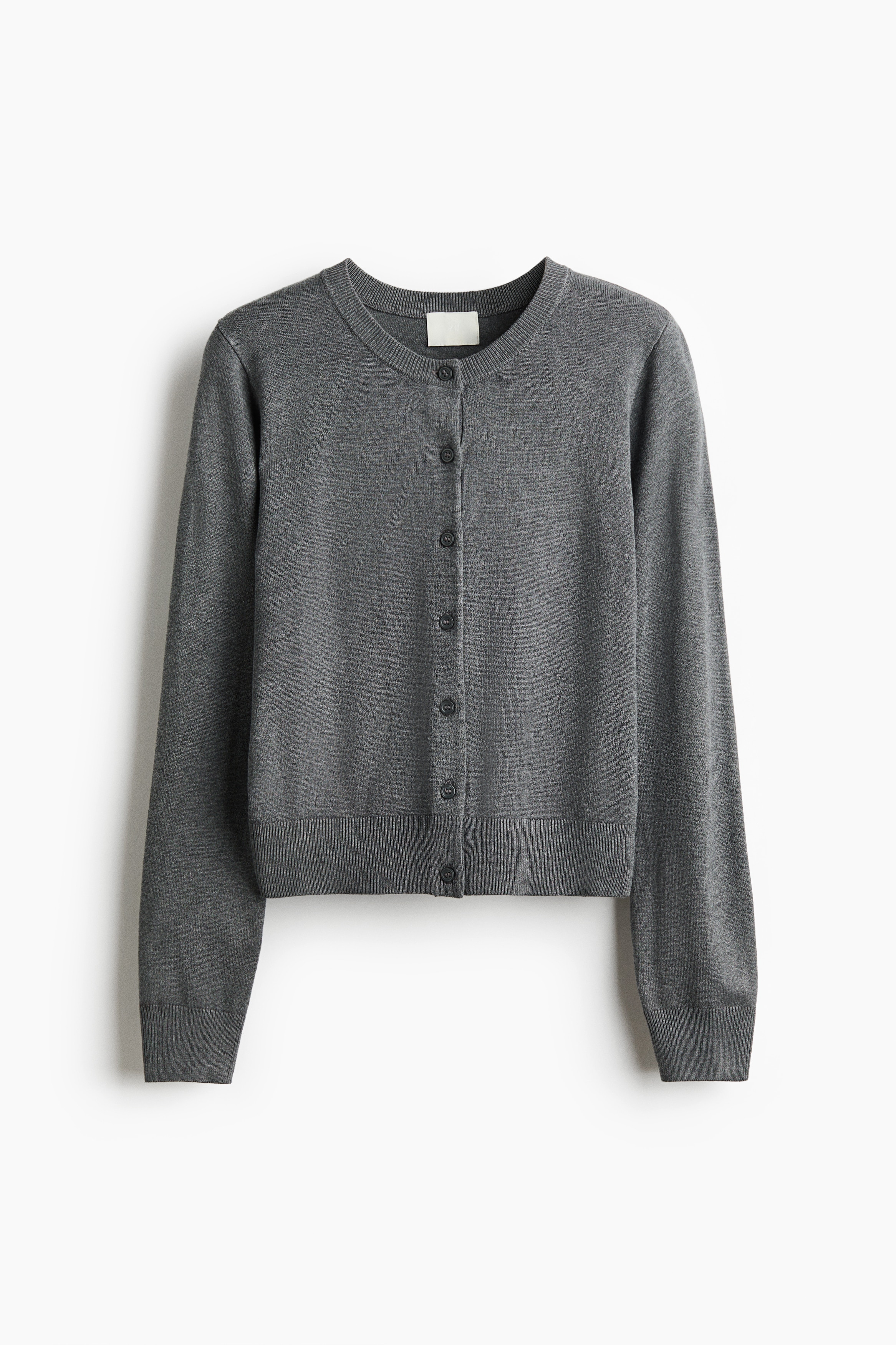 Fine-knit cardigan - Grey marl/Black/Navy blue/Pink/Mole/Red/Light blue/Lilac/Light beige/Light greige/Light dusty turquoise/Cream/Bright orange/Light yellow/Dark brown