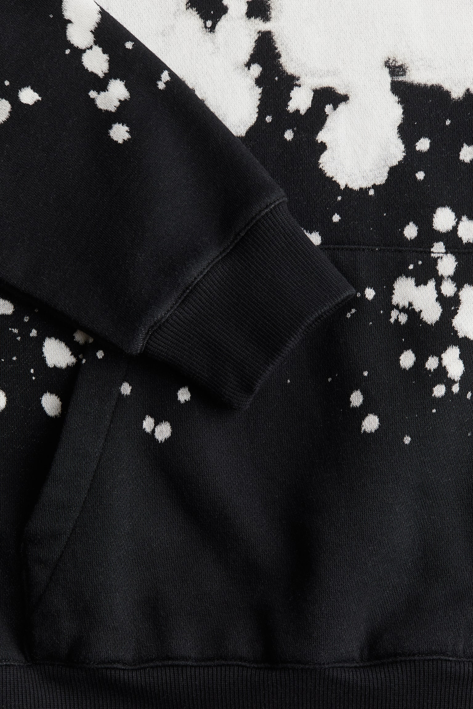 Hoodie - White/Black patterned/Dark grey/Splatter - 2