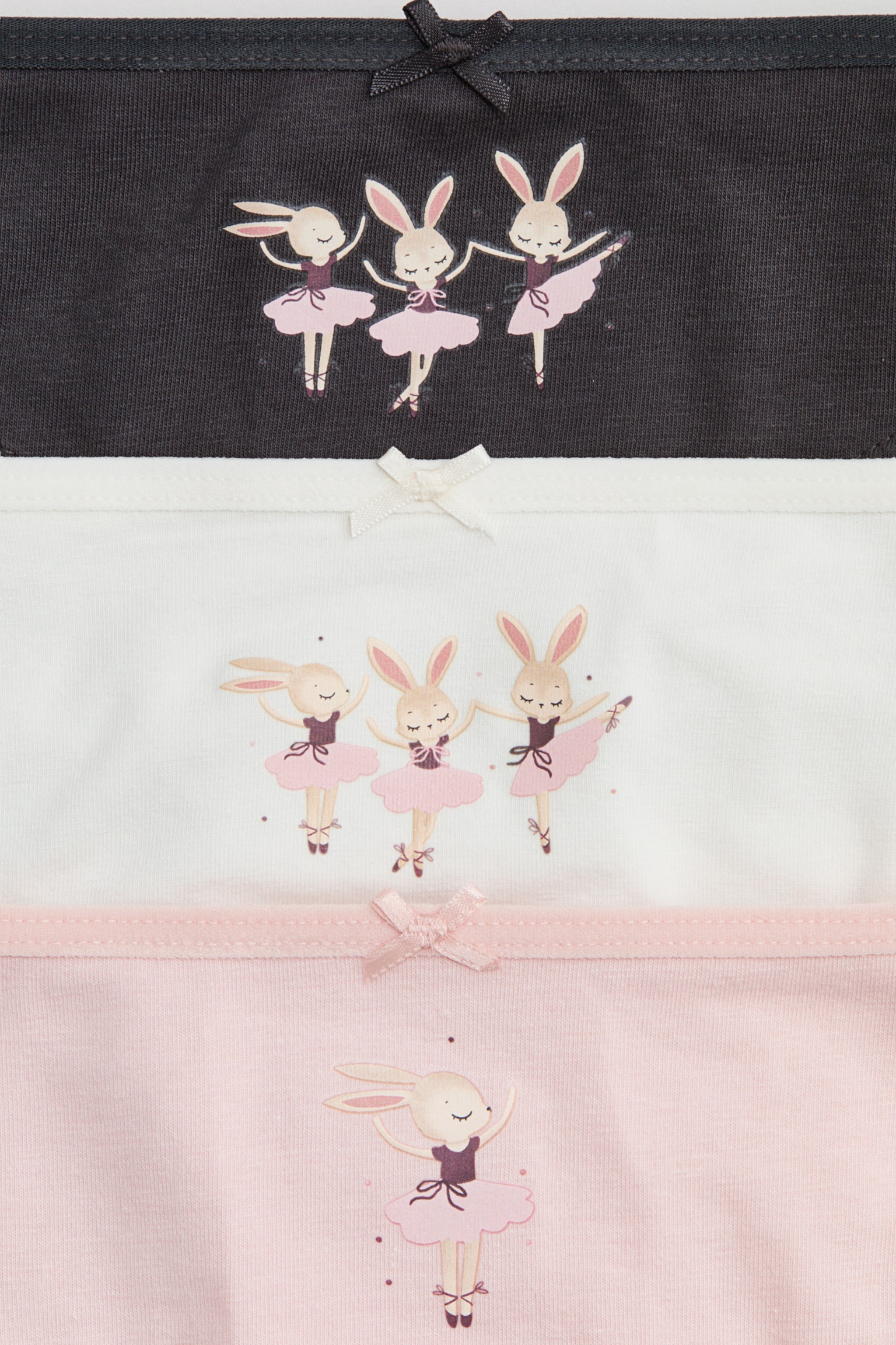 Bawełniane figi 5-pak - Różowy/Baletnice/Jasnoróżowy/Serca/Różowy/Zielony/Niebieski/Turkusowy/Jednorożce - 3