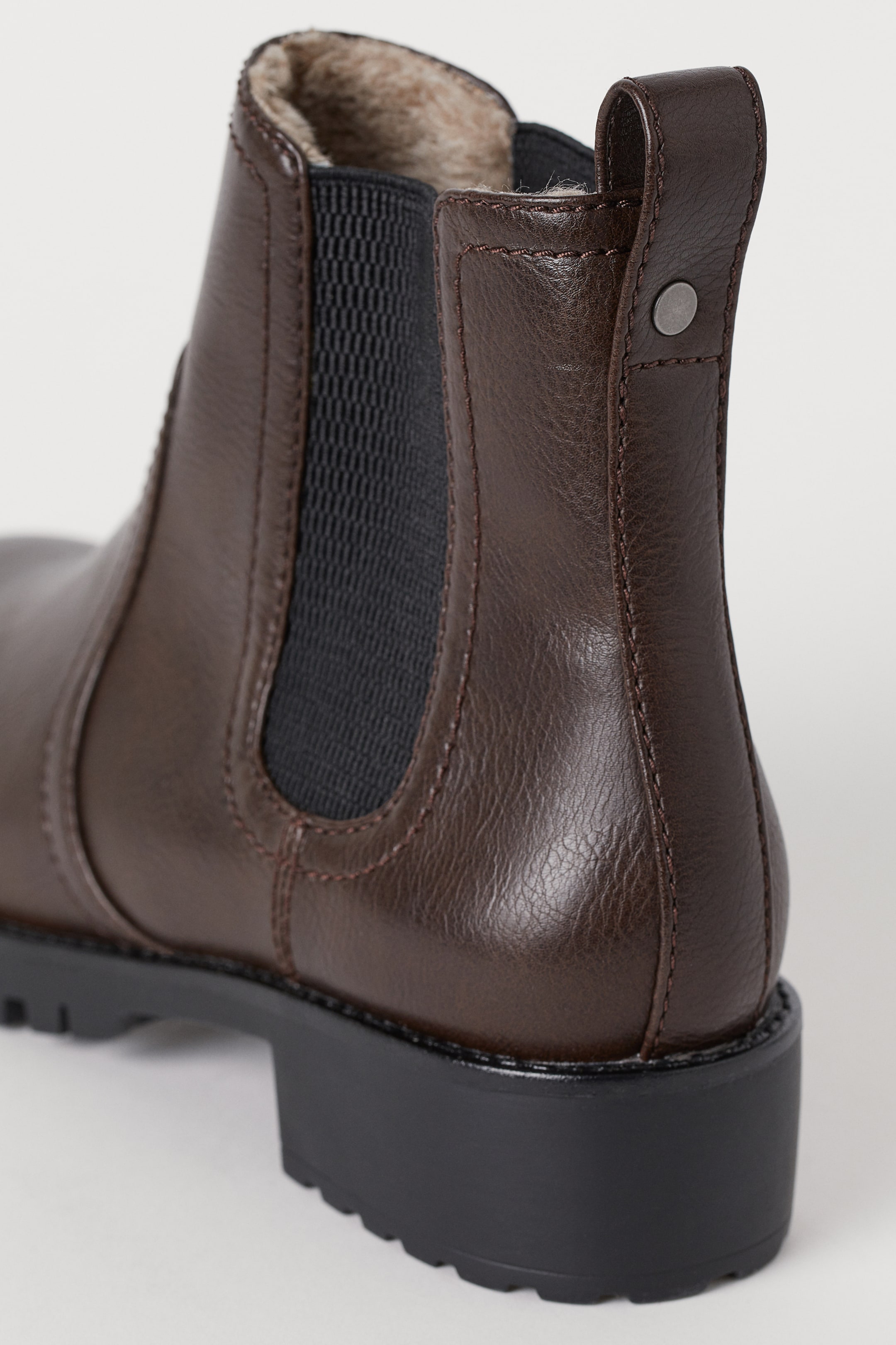 Agrandir l'image: Bottines Chelsea doublées - Marron foncé - FEMME | H&M FR 3