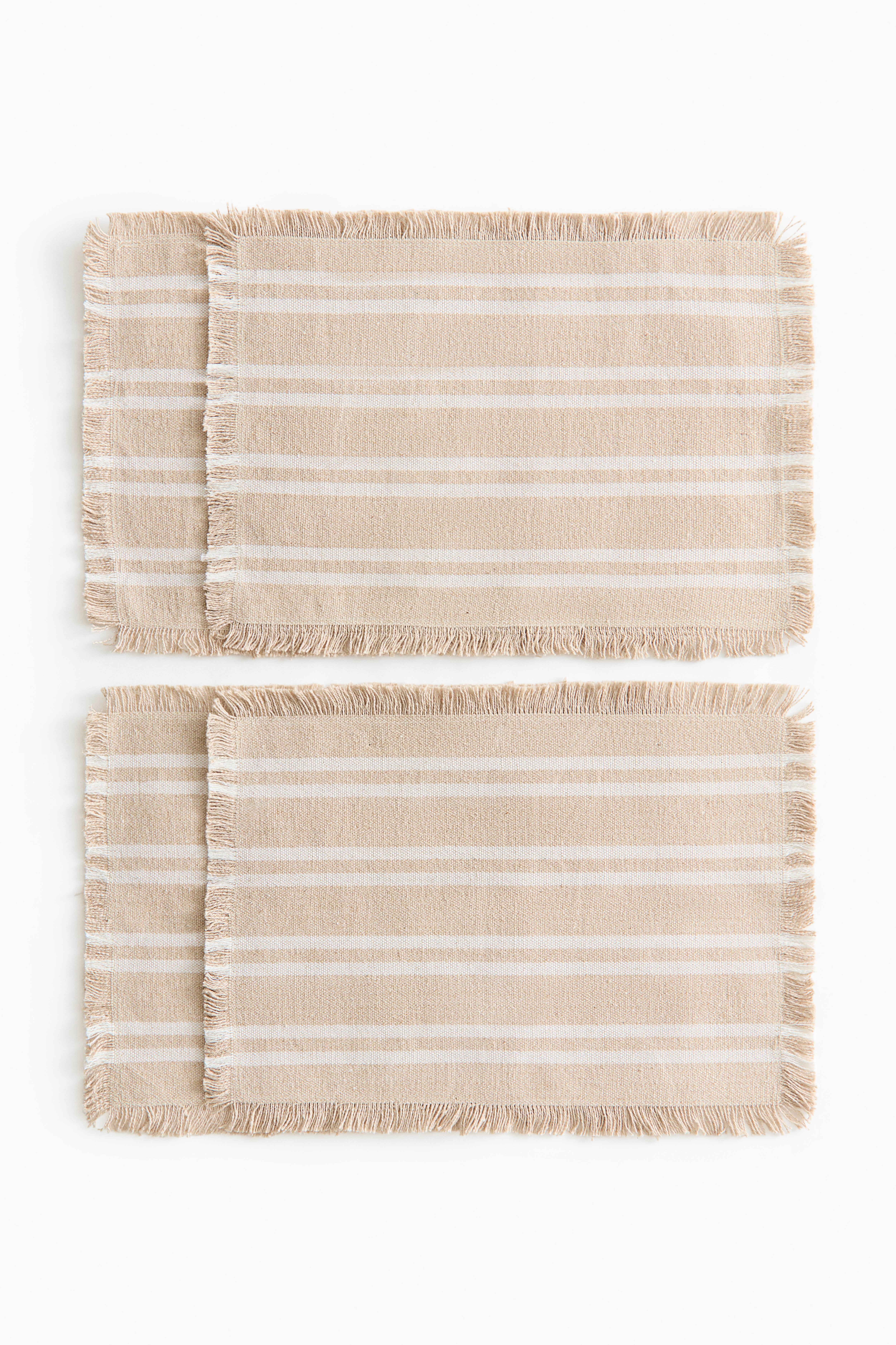 4-Pack Jute-Blend Placemats