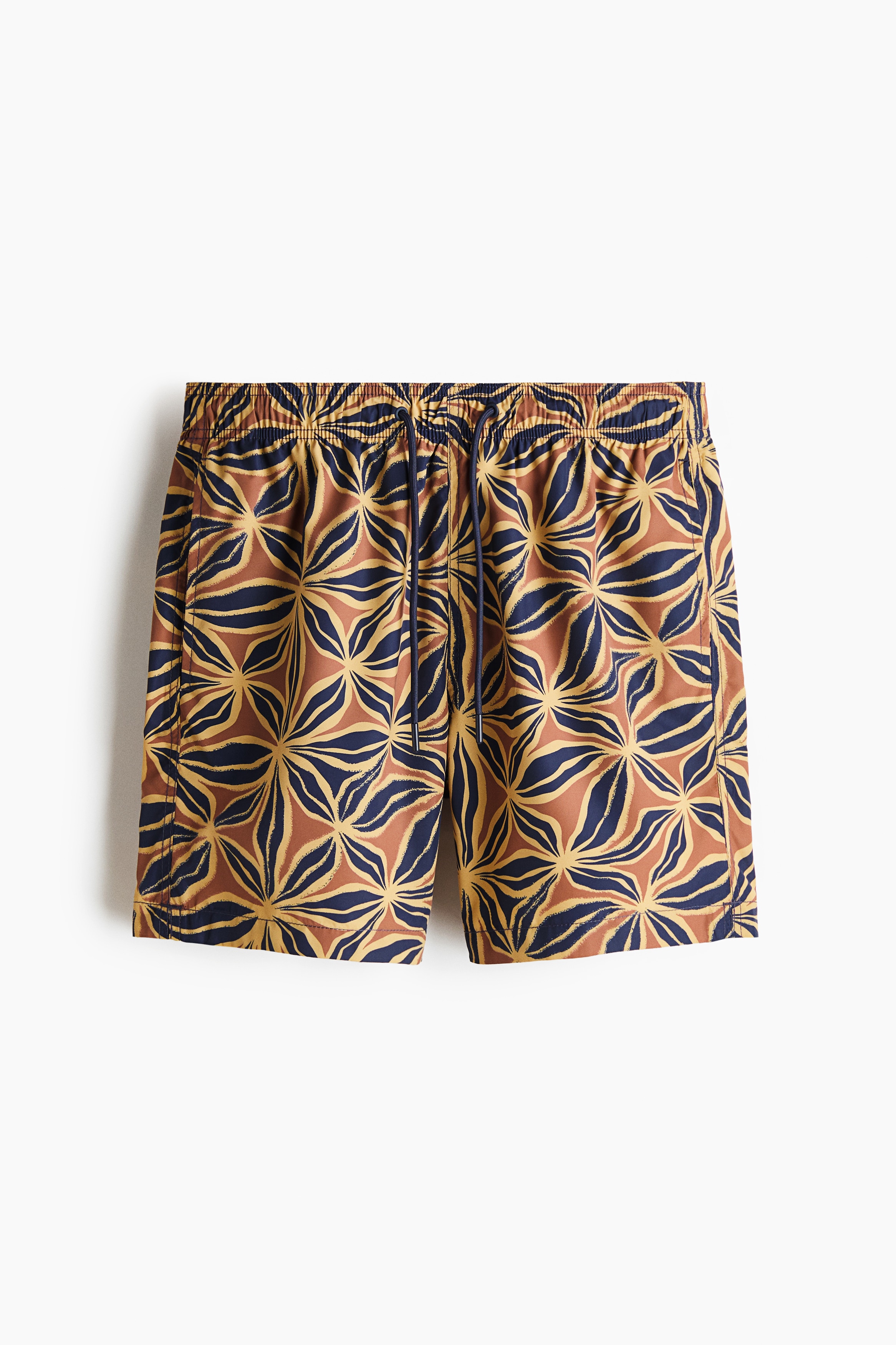 Patterned swim shorts - Navy blue/patterned