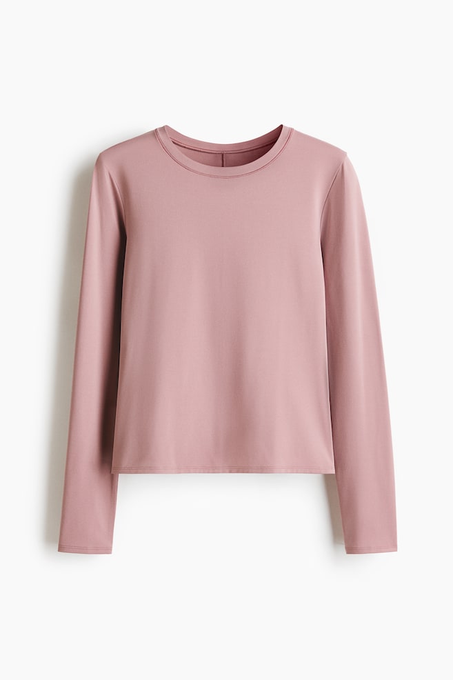 Sports top with DryMove™ - Antique rose/Warm brown/Ivory/Black/Dark grey/Black/Chocolate plum - 1