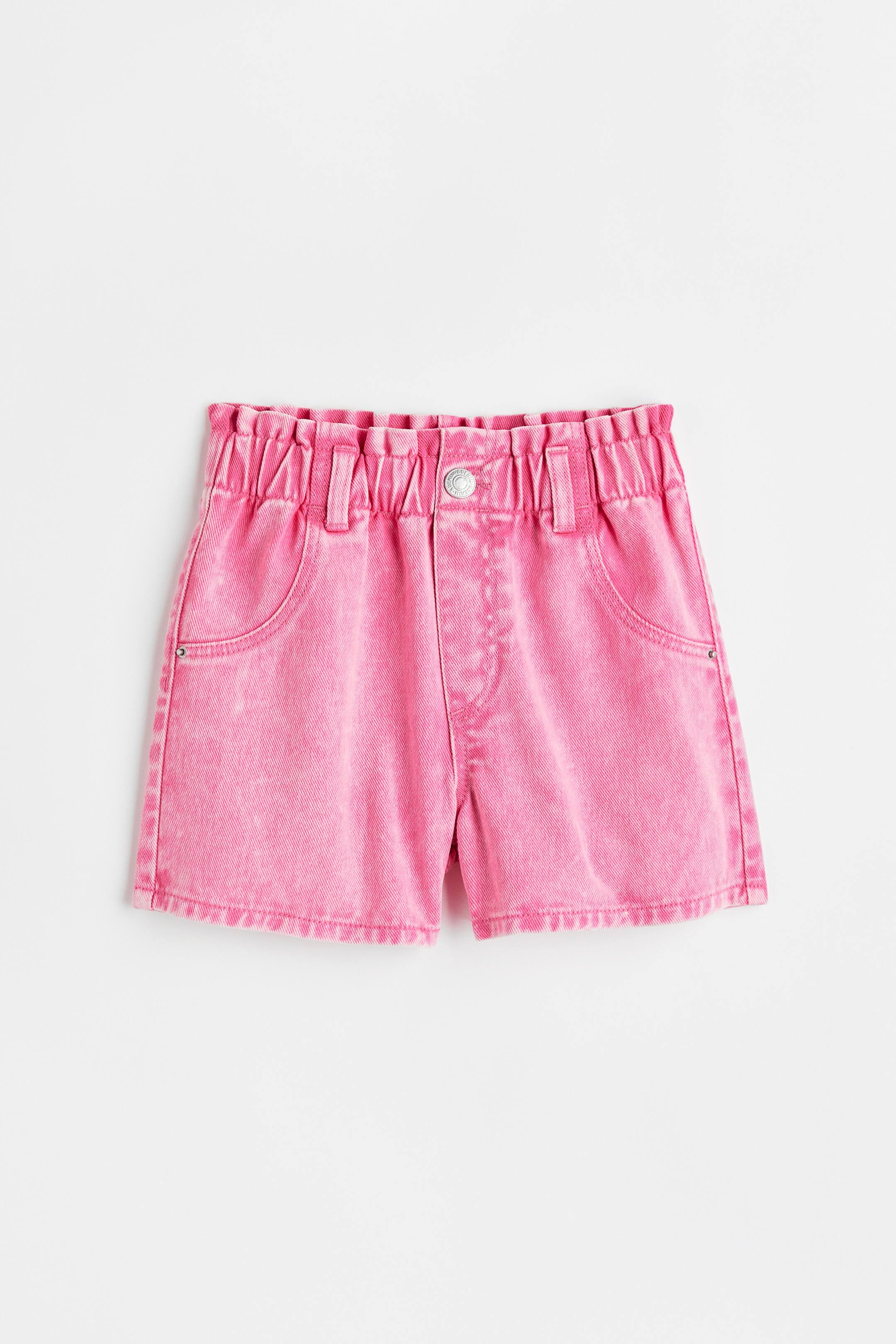 View larger image: Paper Bag Shorts - Pink - Kids | H&M AU 1