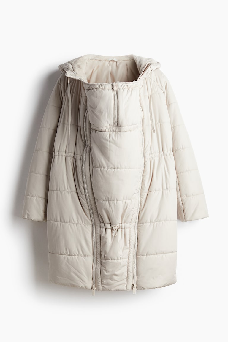 MAMA Abrigo puffy de porteo Before After