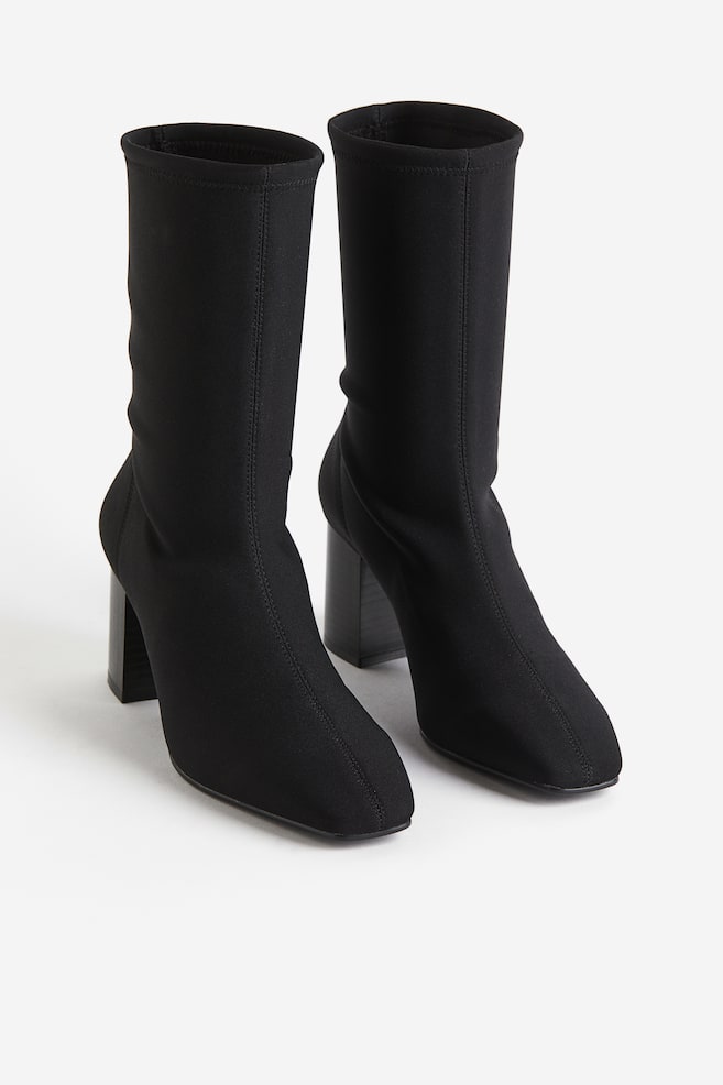 Heeled boots - Black - 3