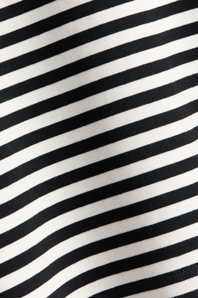 Fitted T-shirt - Black/White striped/White/Dark mole/Light beige/Navy blue/Striped/Black/Dark red/Dark grey - 1