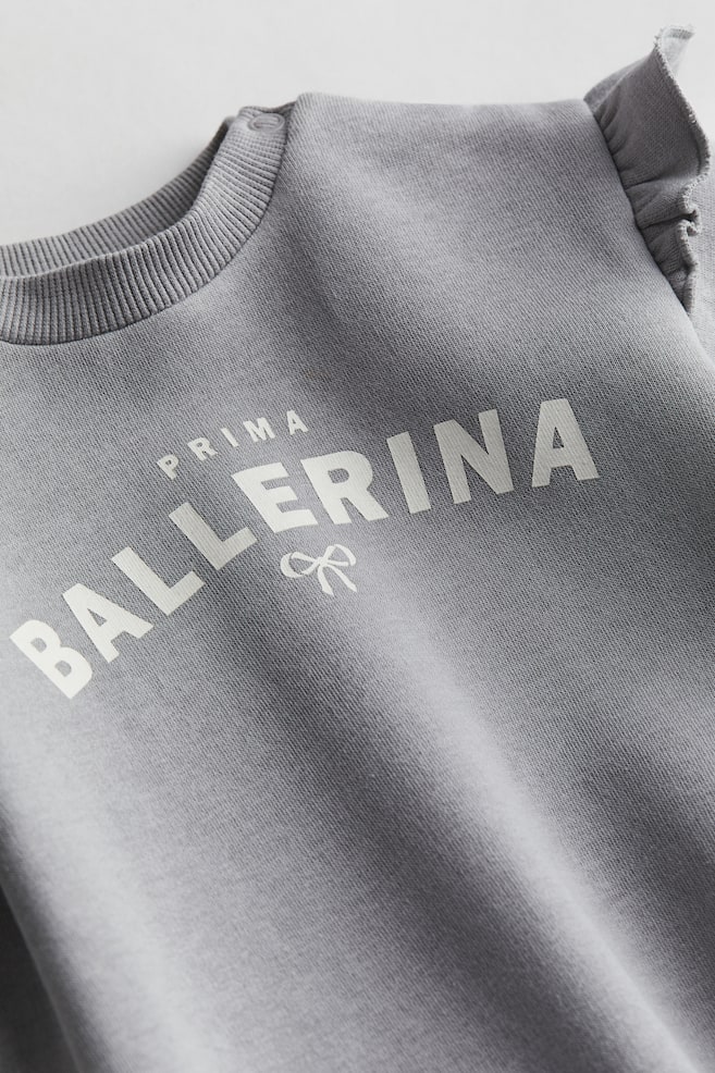 Sweatshirt - Light grey/Prima Ballerina/White/Teddy bears/Cream/Hearts/Cream/Ballerinas/dc/dc/dc - 2