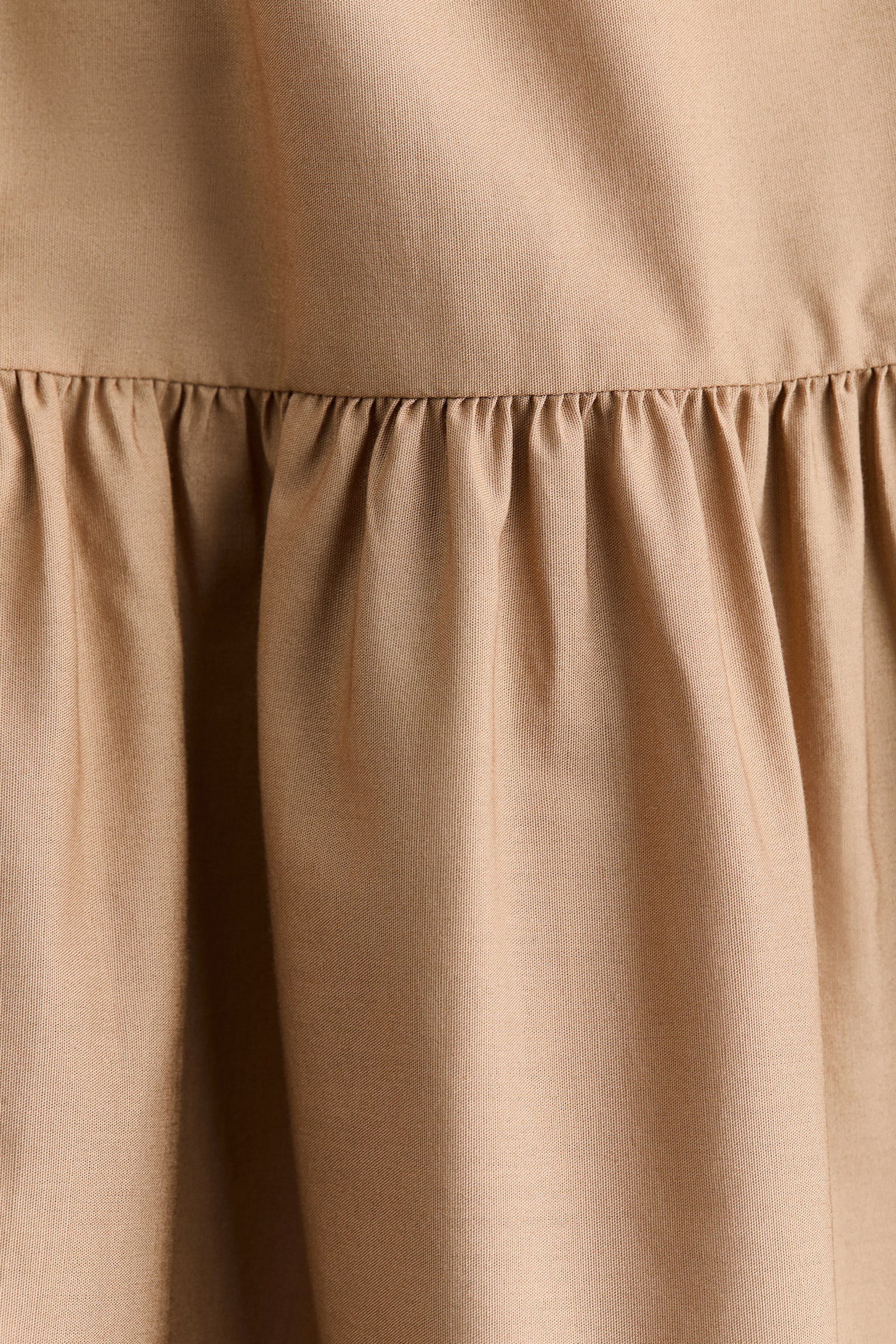 Tiered maxi skirt - Dark beige - 2