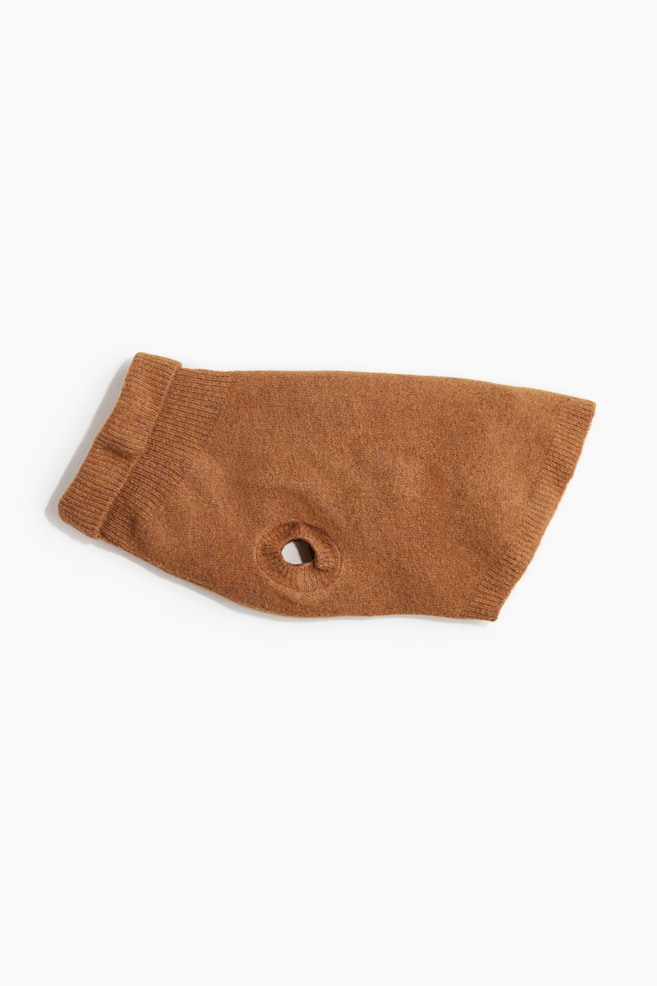 Fijngebreide hondentrui - Donkerbeige gemêleerd/Grijs gemêleerd/Beige gemêleerd - 1