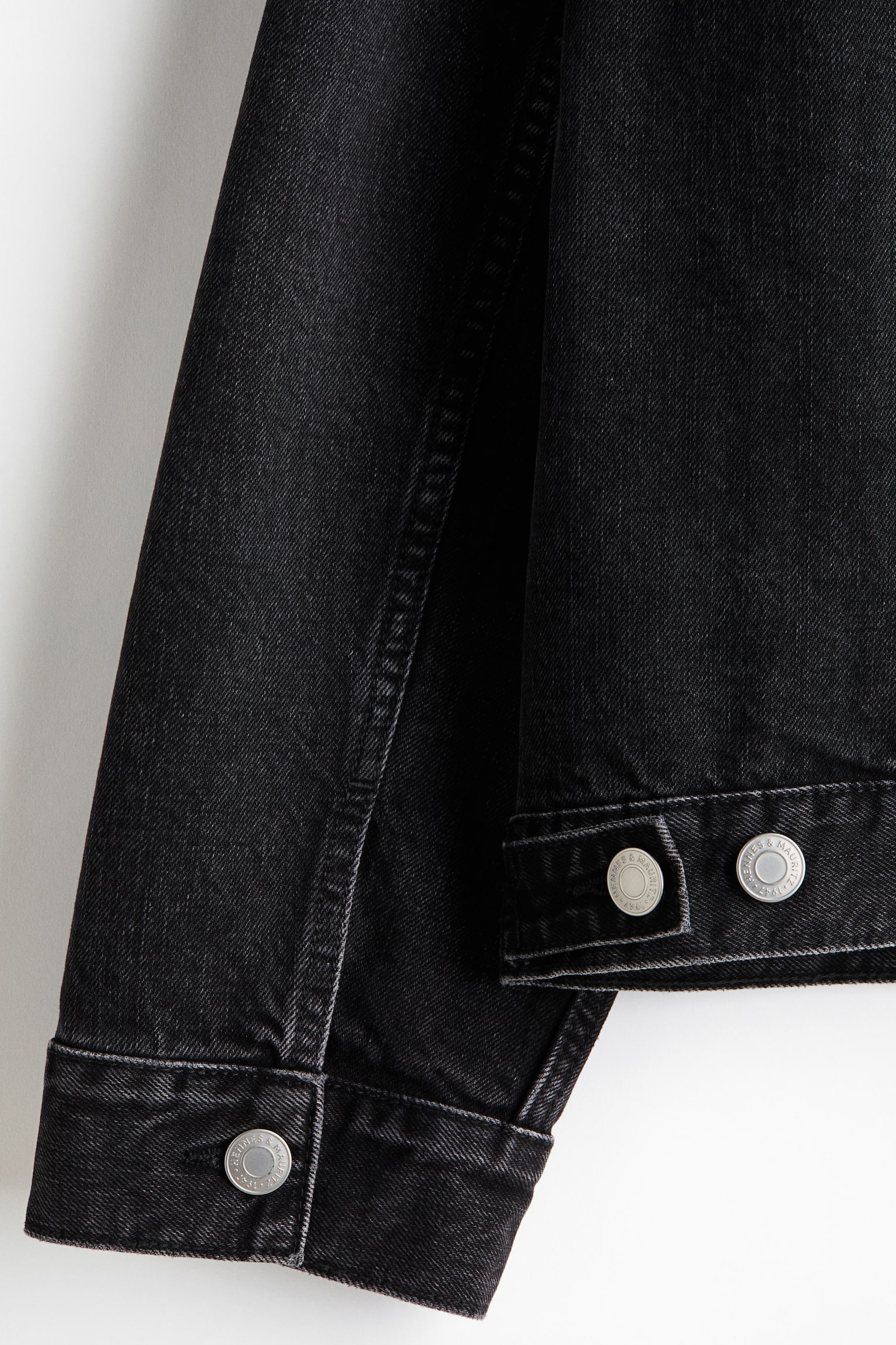 Denim trucker jacket - Black/Denim blue/Denim black/Denim green - 6