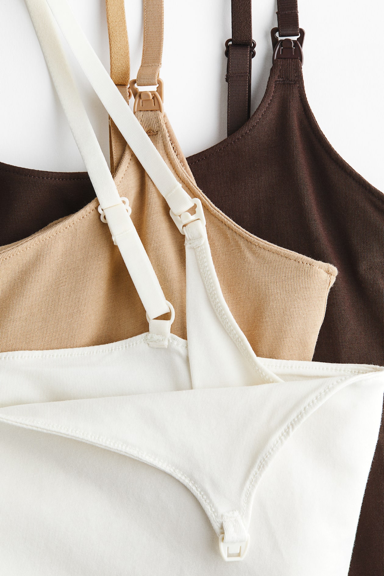 MAMA 3-Pack Nursing Camisole Tops - image 2