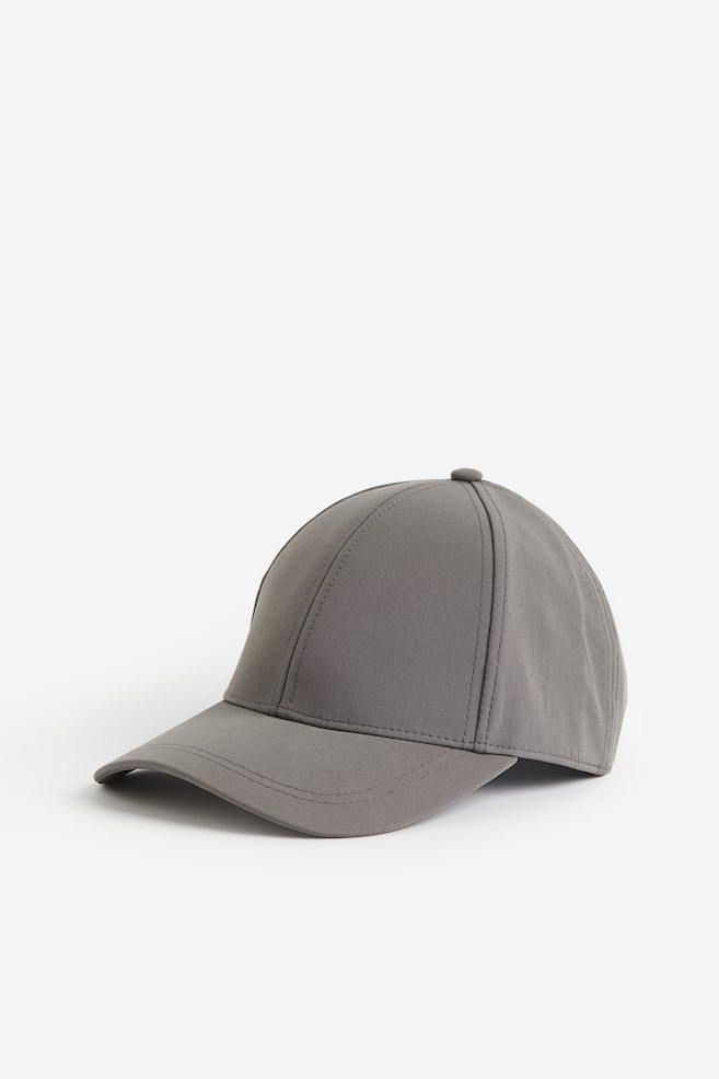 Water-repellent sports cap - Dark grey/Black/Light grey - 1