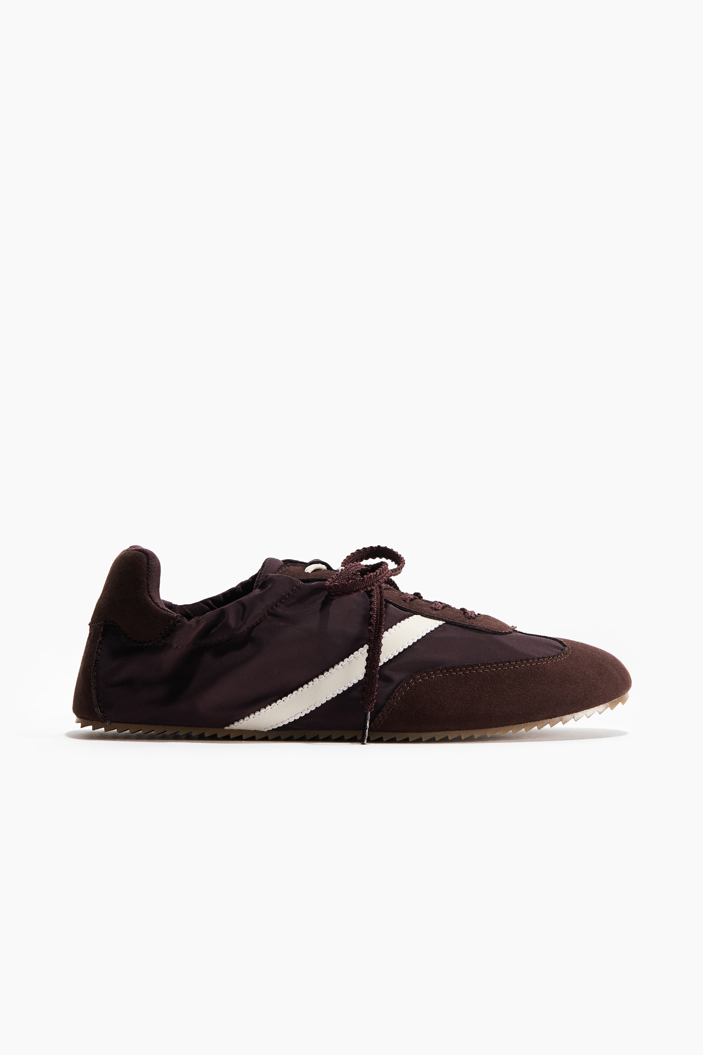 Sneakers - Marrone scuro/crema