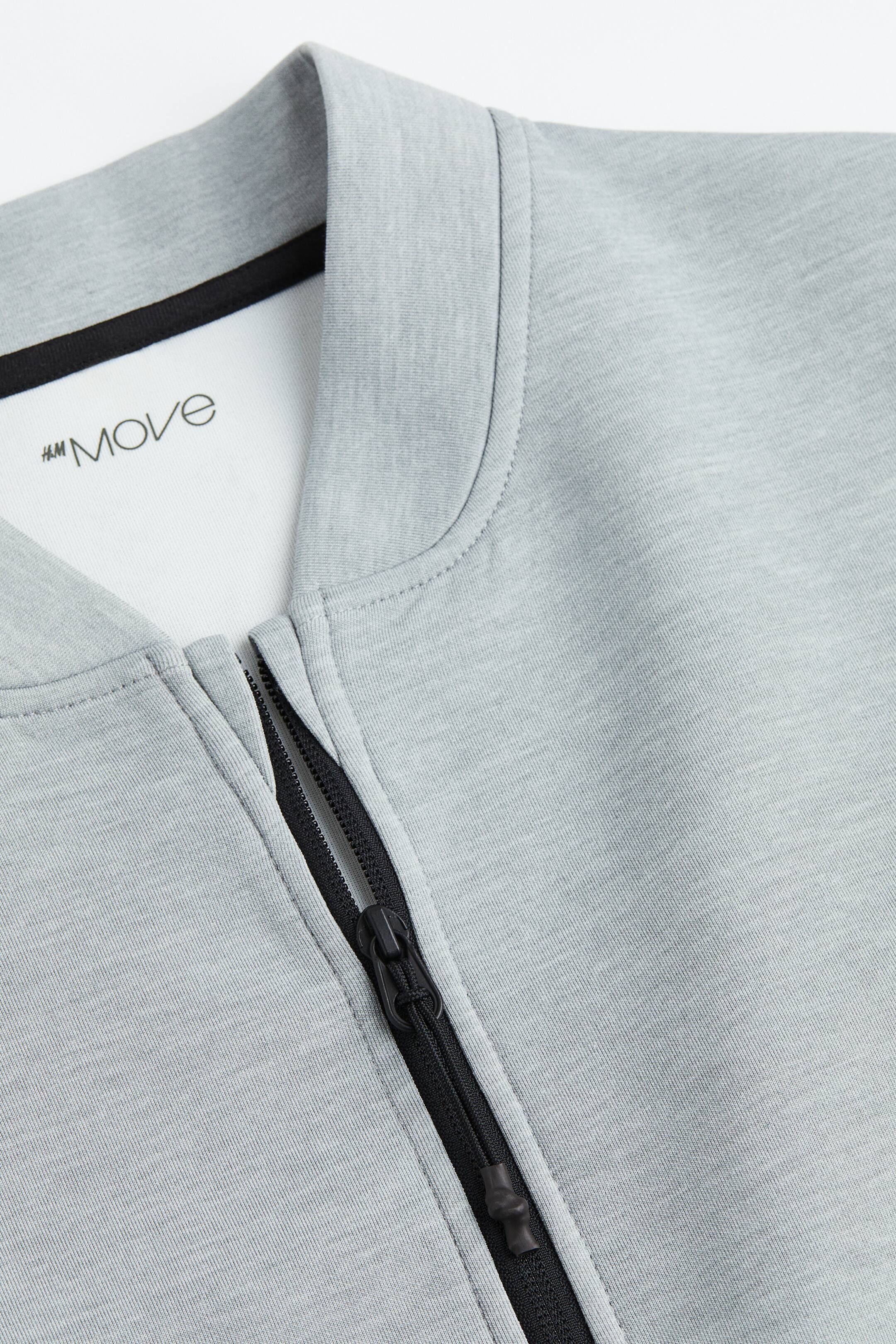 View larger image: Sports jacket in DryMove™ - Light grey marl - Men | H&M IN 3