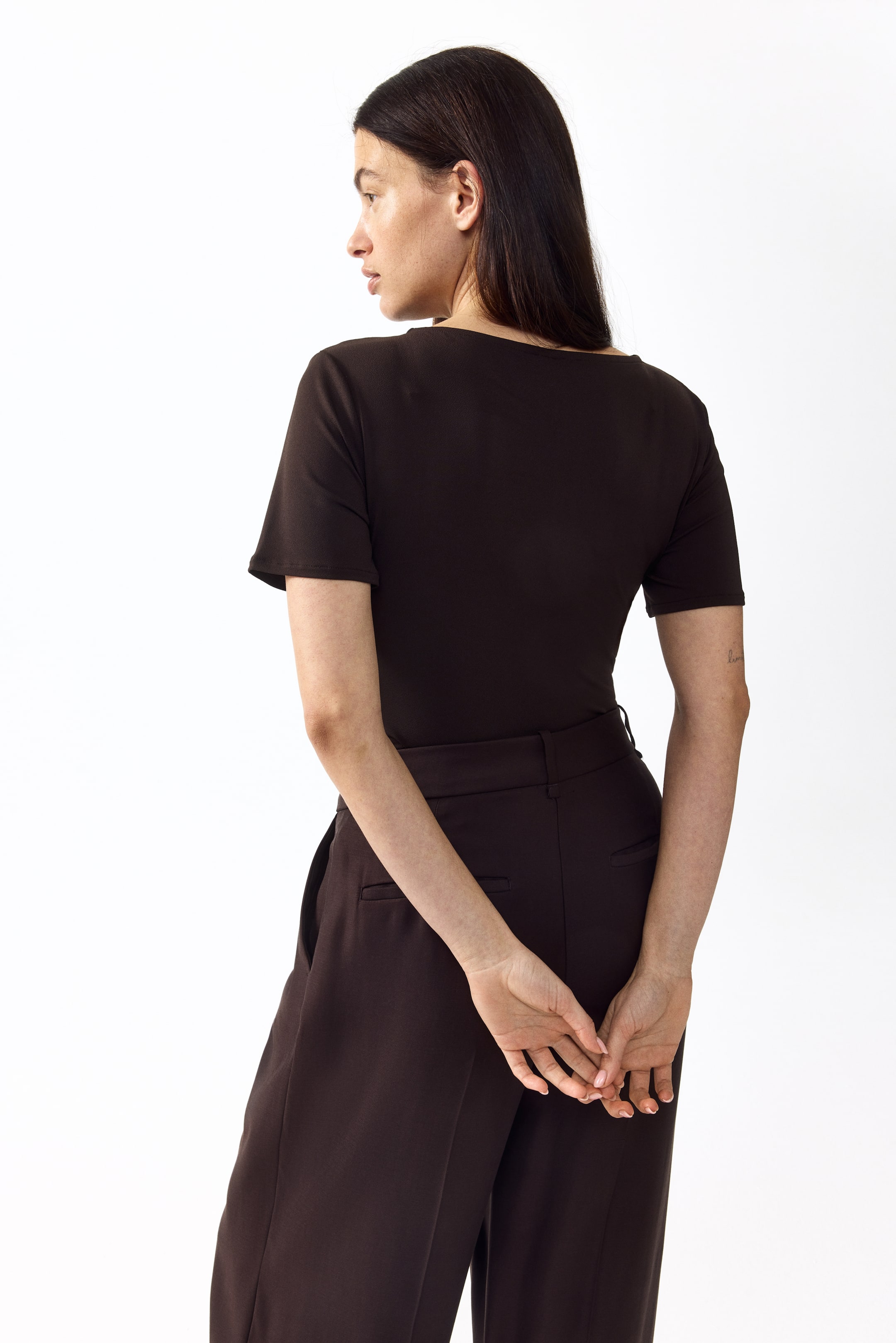 Женские топы H&M MAMA Draped nursing top — фото 3