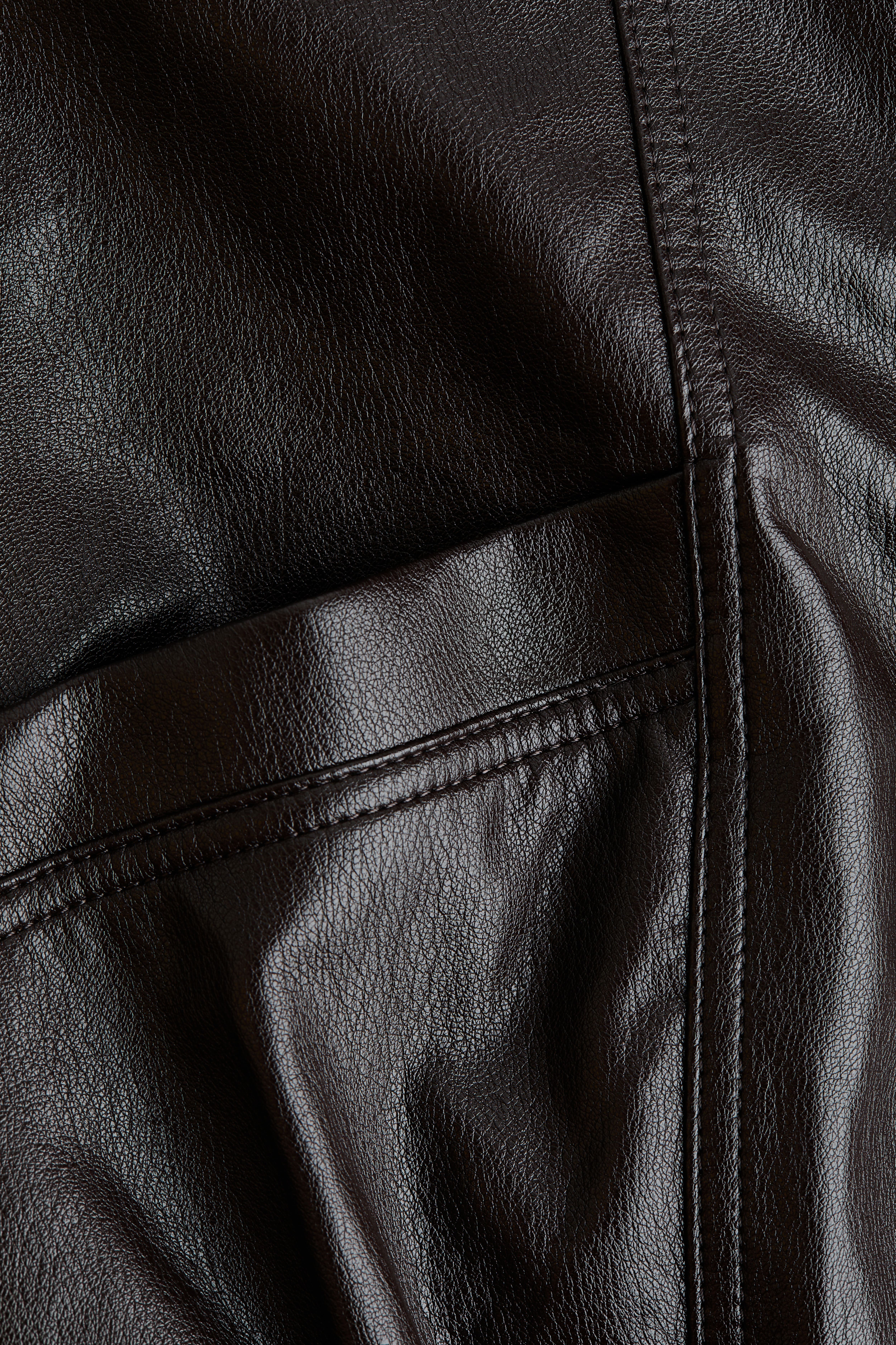 Oversized Coated Jacket