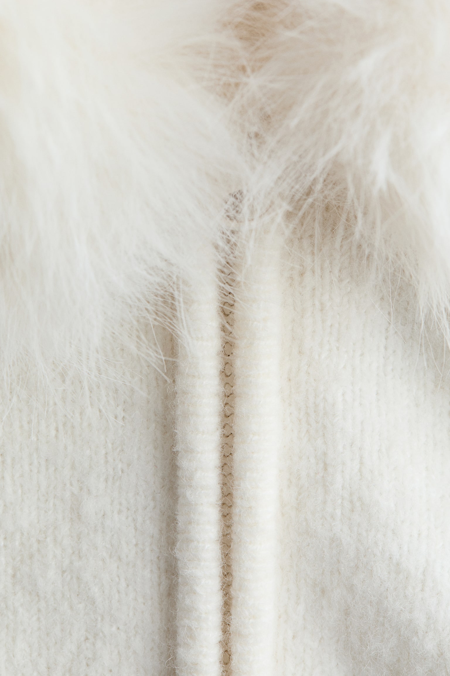 Hooded cardigan - White - 2