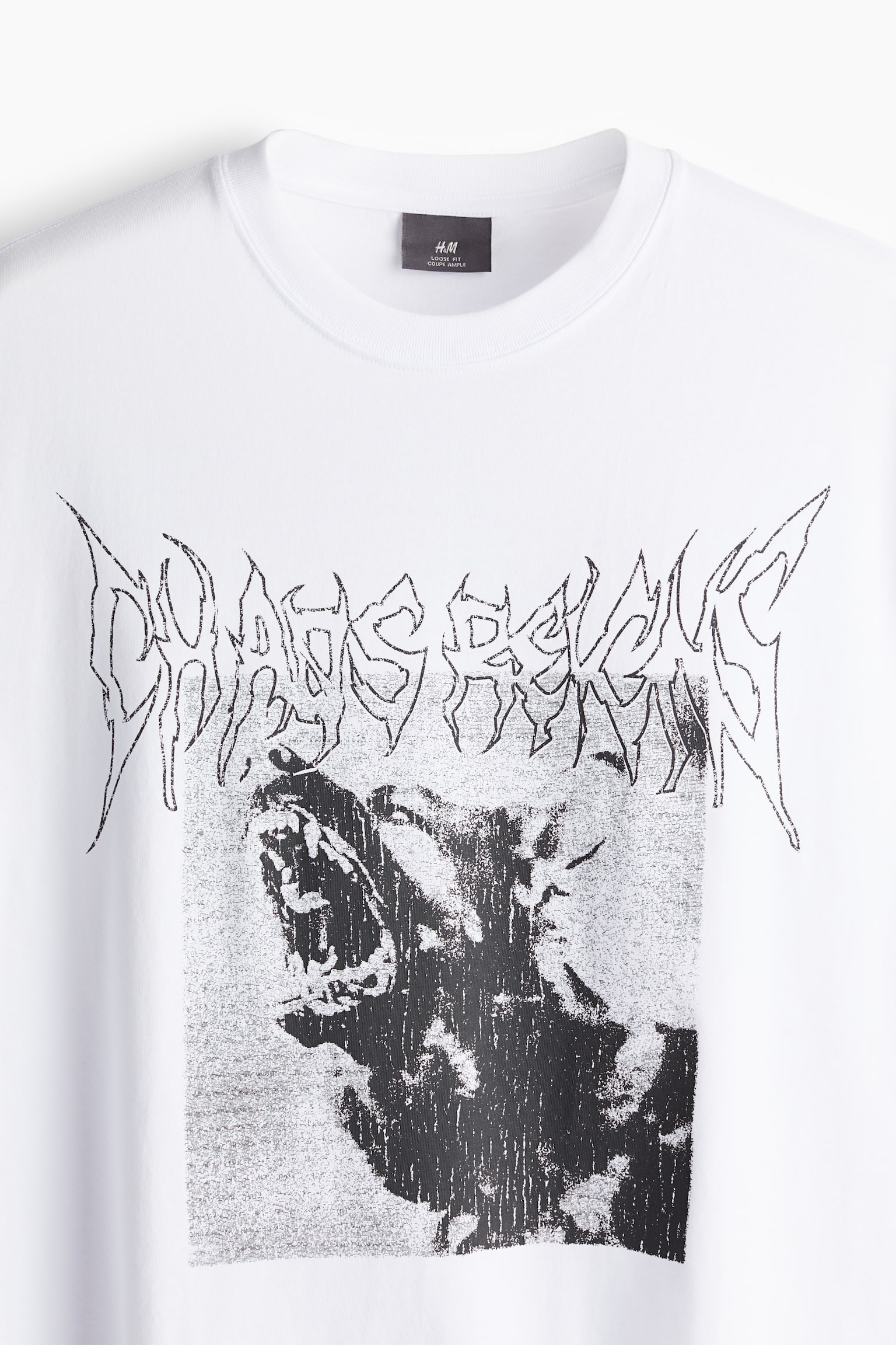 ルーズフィット プリントTシャツ - ホワイト／Chaos Reigns/ホワイト／Meadow Flowers/ホワイト／Less is More/ホワイト／ExPlore/dc/dc/dc/dc/dc/dc/dc/dc - 4