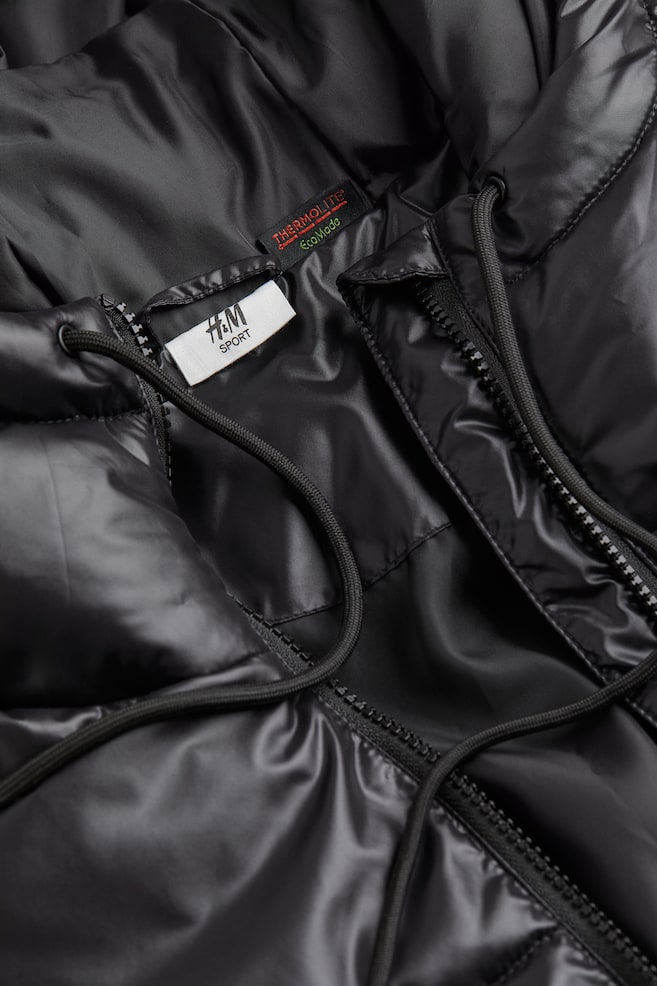 THERMOLITE® padded jacket - Black/Light blue - 2