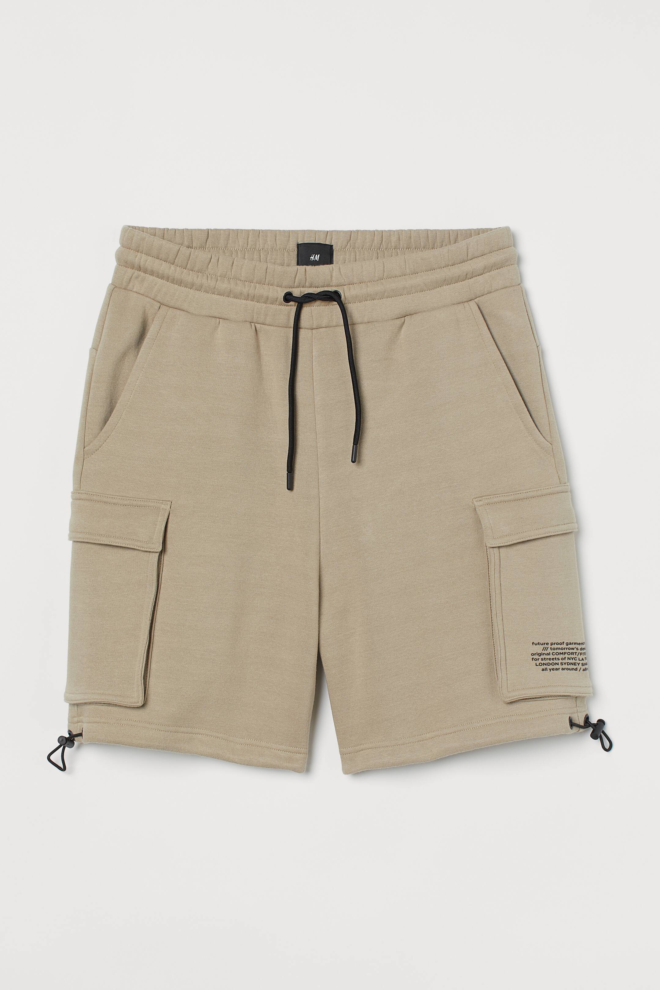 View larger image: Relaxed Fit Cargo shorts - Beige - Men | H&M 1