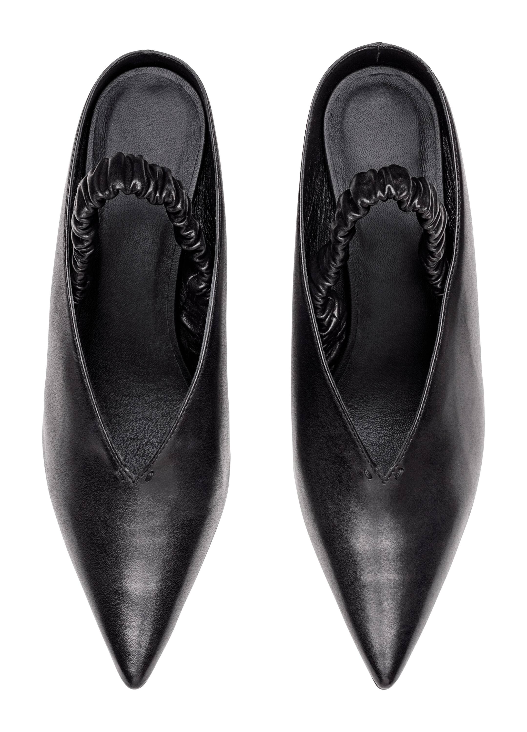 high slingbacks black quilted lambskin